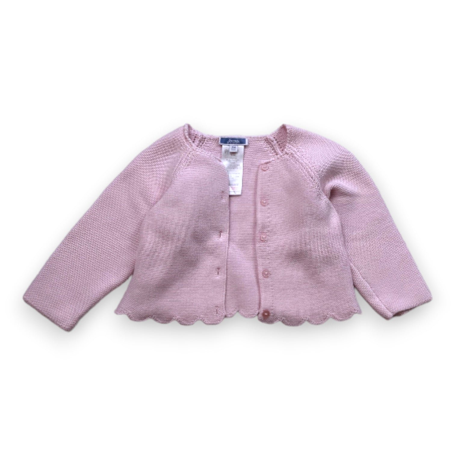 Pink baby cardigan - 18 months JACADI - Seconde Main Pink