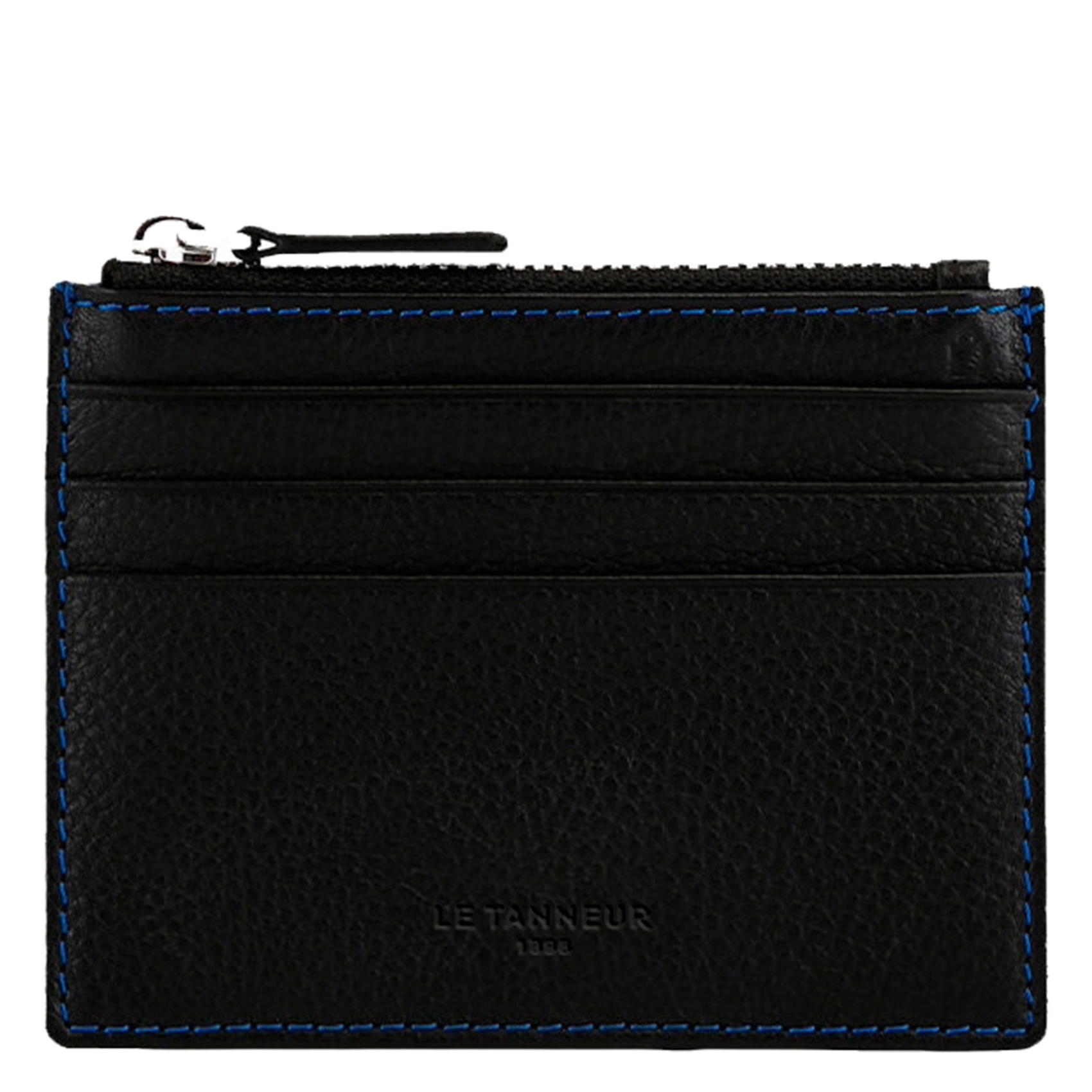 Nerfleren pasjeshouder met ritsje LE TANNEUR Veelkleurig