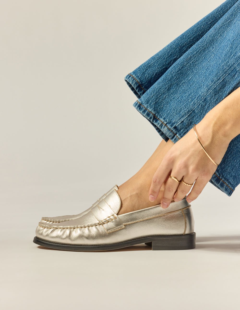 Mocassins ODAJE EX. M.MOUSTACHE Argent