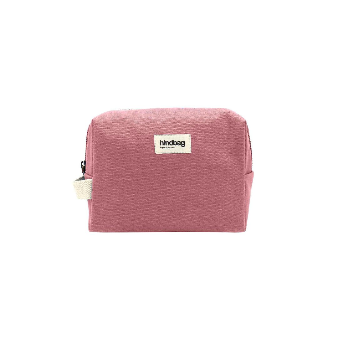 Hindbag - Trousse de toilette léon éponge rose corail - Taille Unique - Rose