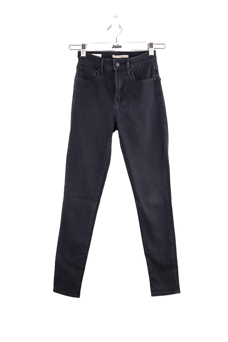 Cotton skinny jeans LEVI'S - Seconde main Black