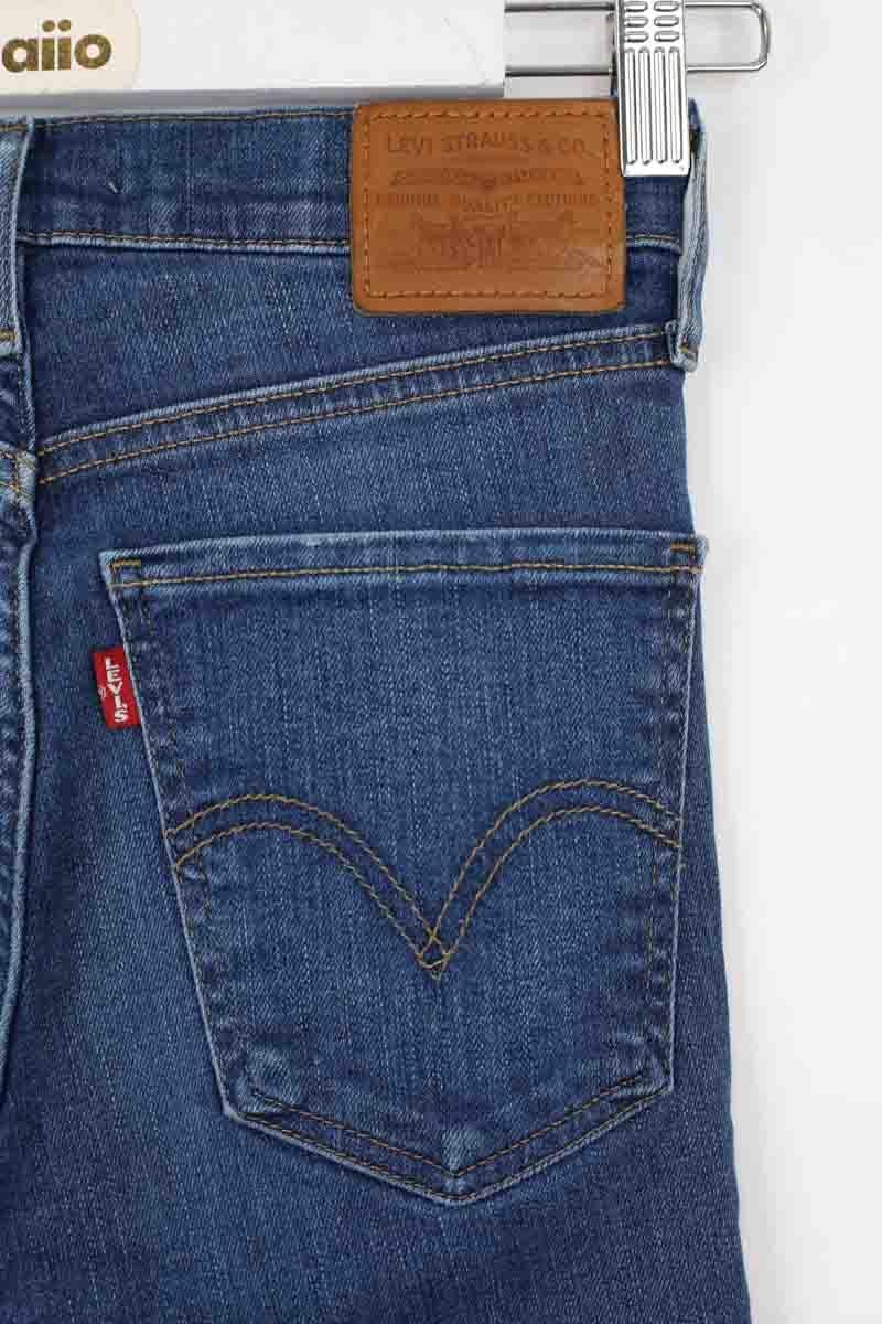 Cotton skinny jeans Blue