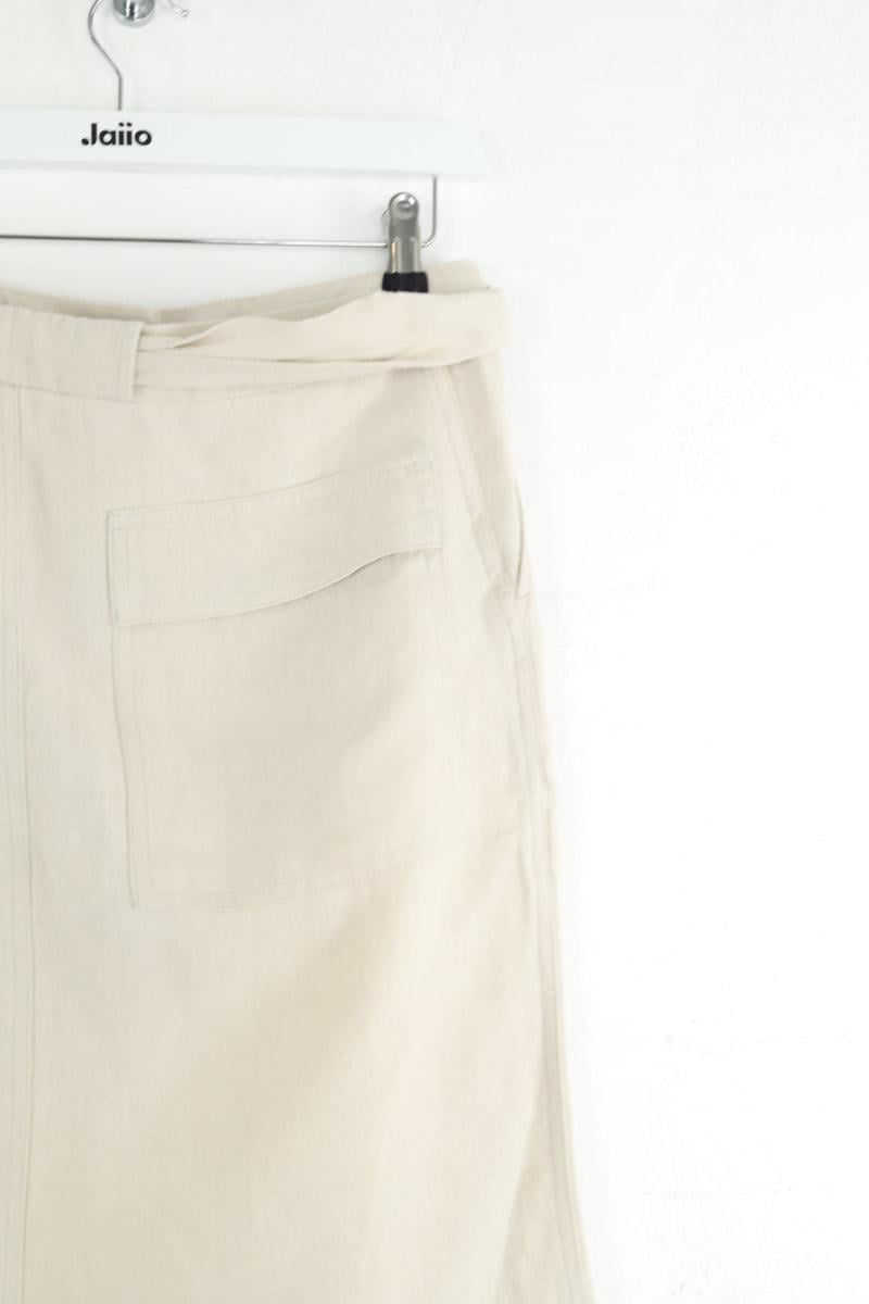 Linen skirt JOSEPH - Seconde Main Beige