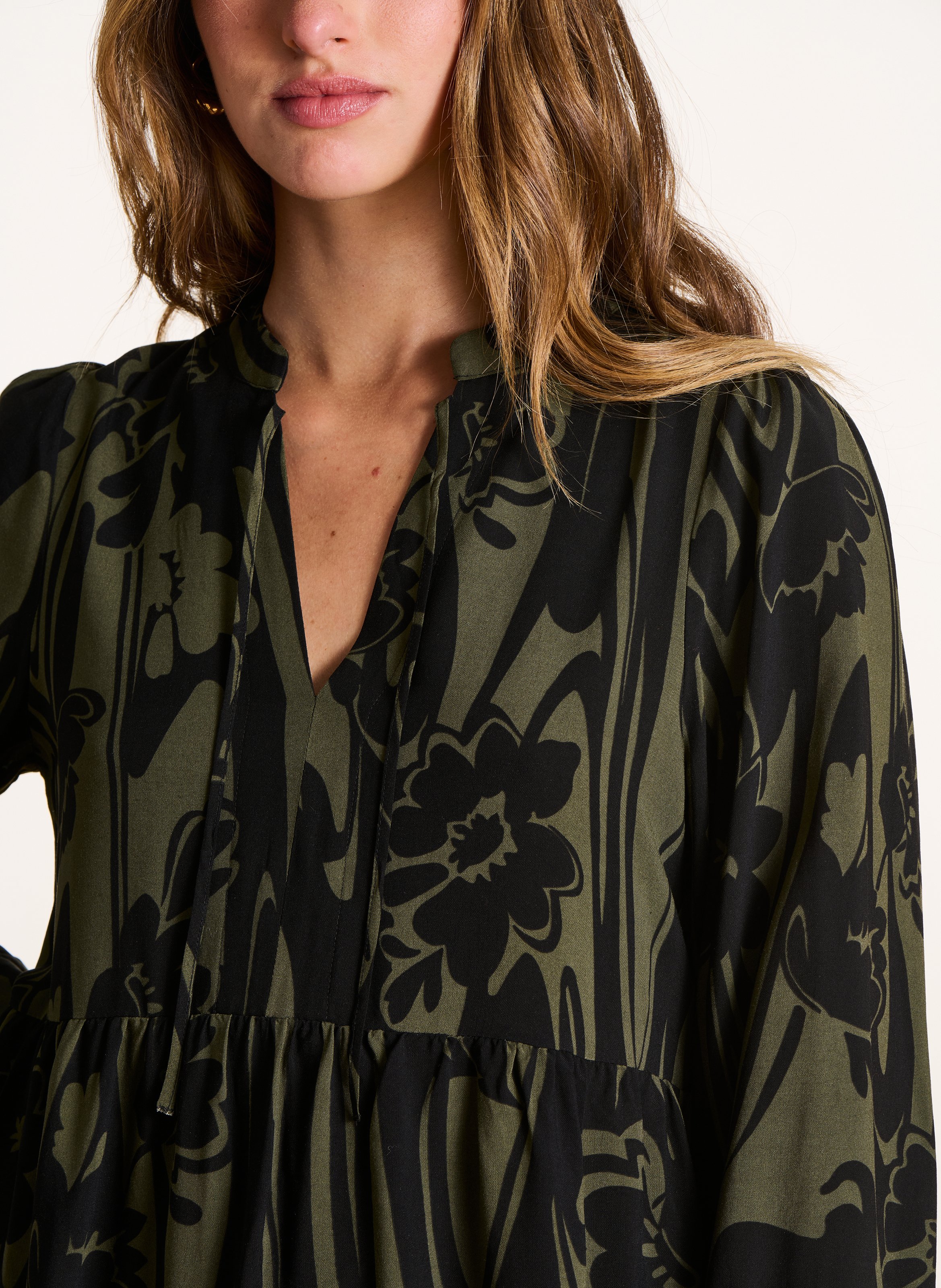 Dana long printed dress LA FEE MARABOUTEE Multicolored