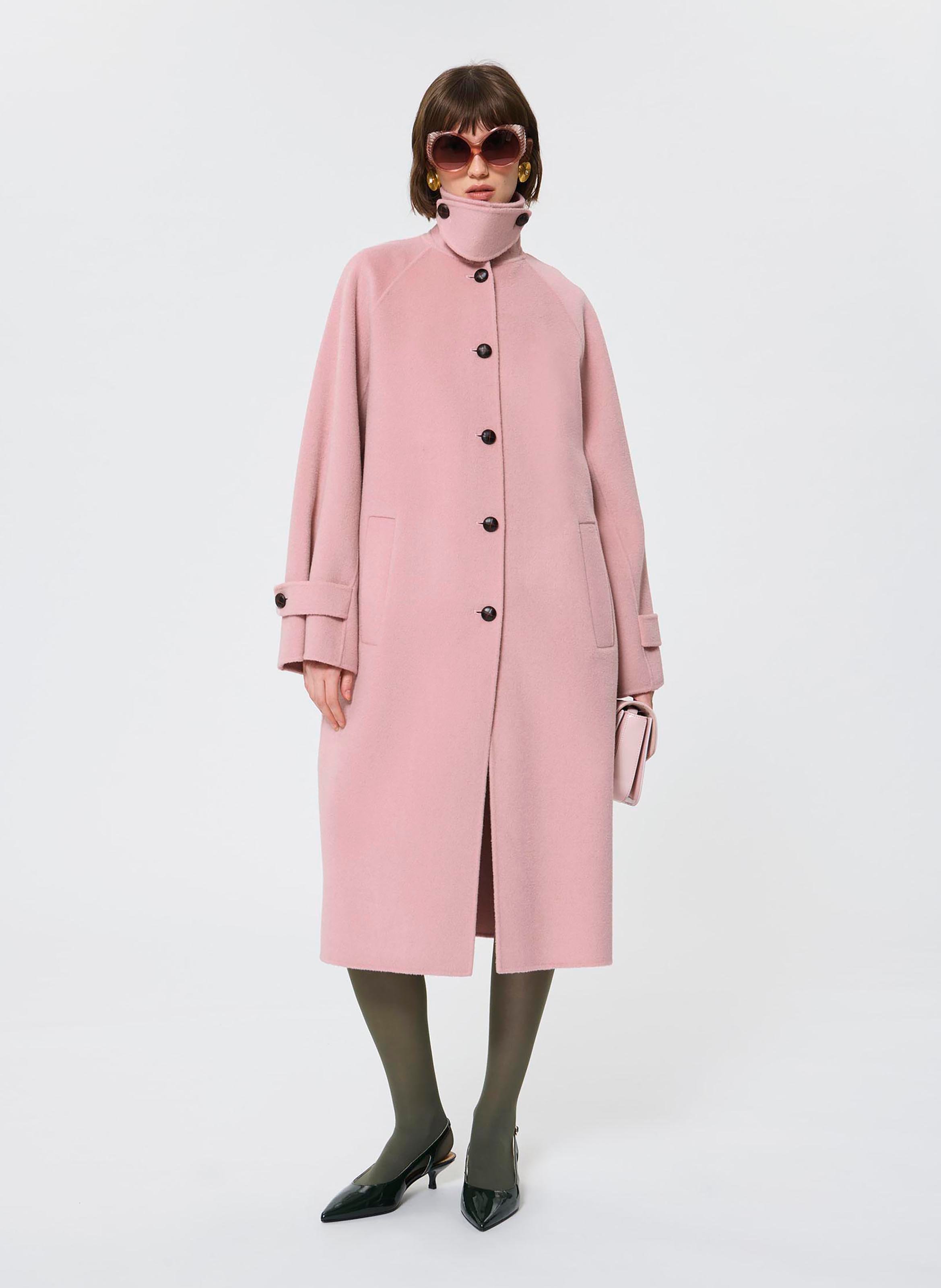 Manteau col classique en laine mélangée TARA JARMON