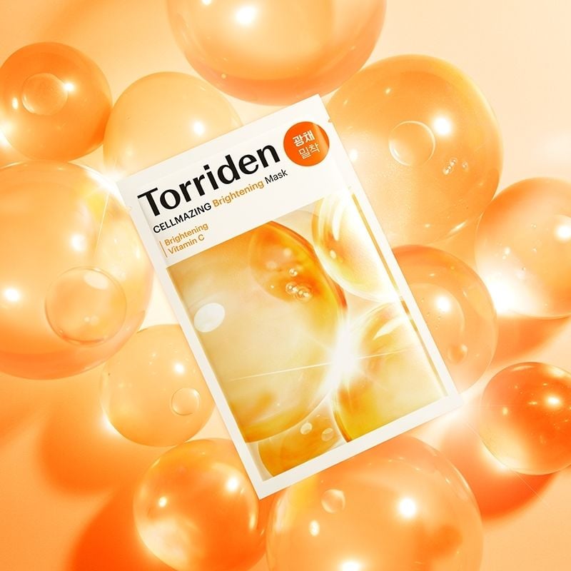 CELLMAZING - BRIGHTENING VITAMIN C SHEET MASK TORRIDEN No color