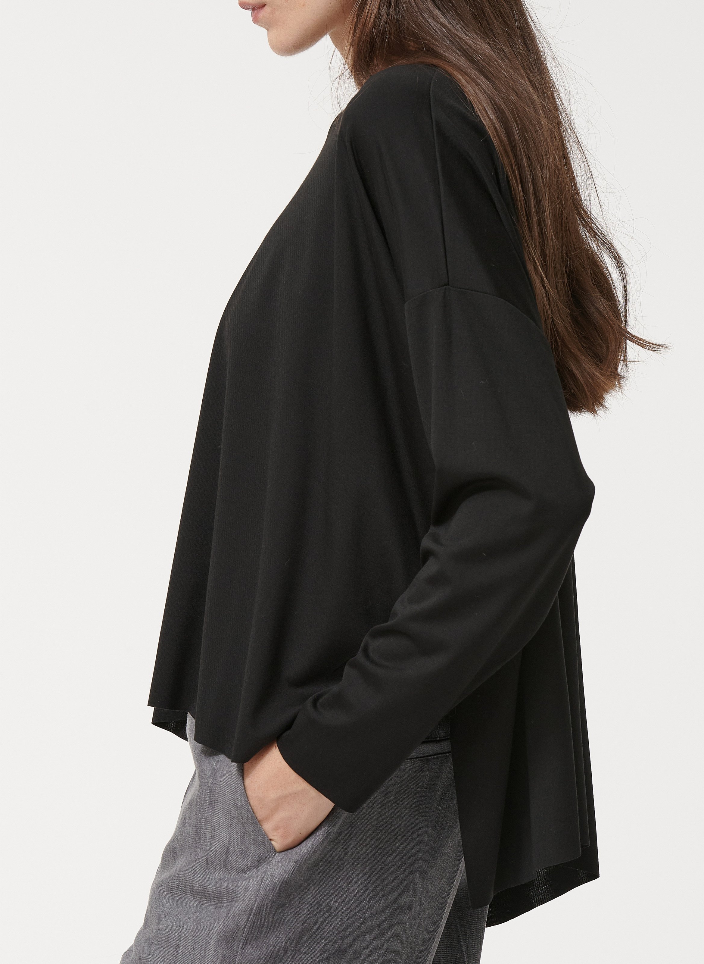 Tee-shirt oversize col rond HUMILITY Noir