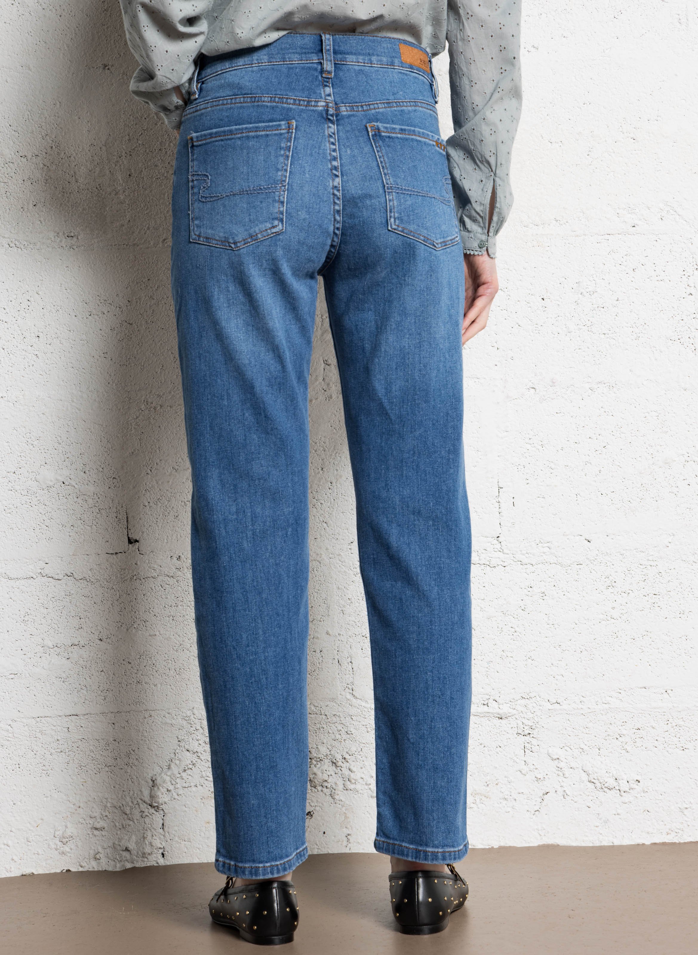 Cotton-blend straight jeans SUD EXPRESS Blue