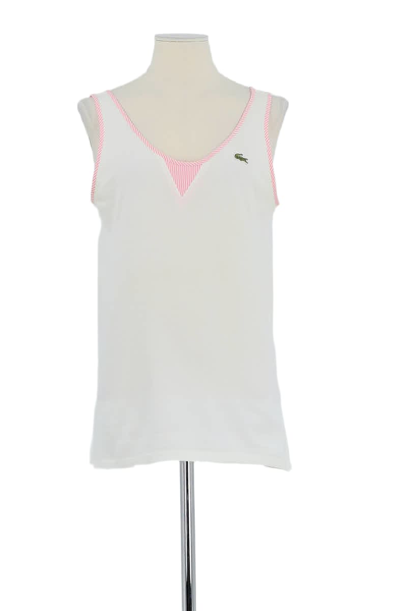 Azawood sleeveless top LACOSTE - SECONDE MAIN White