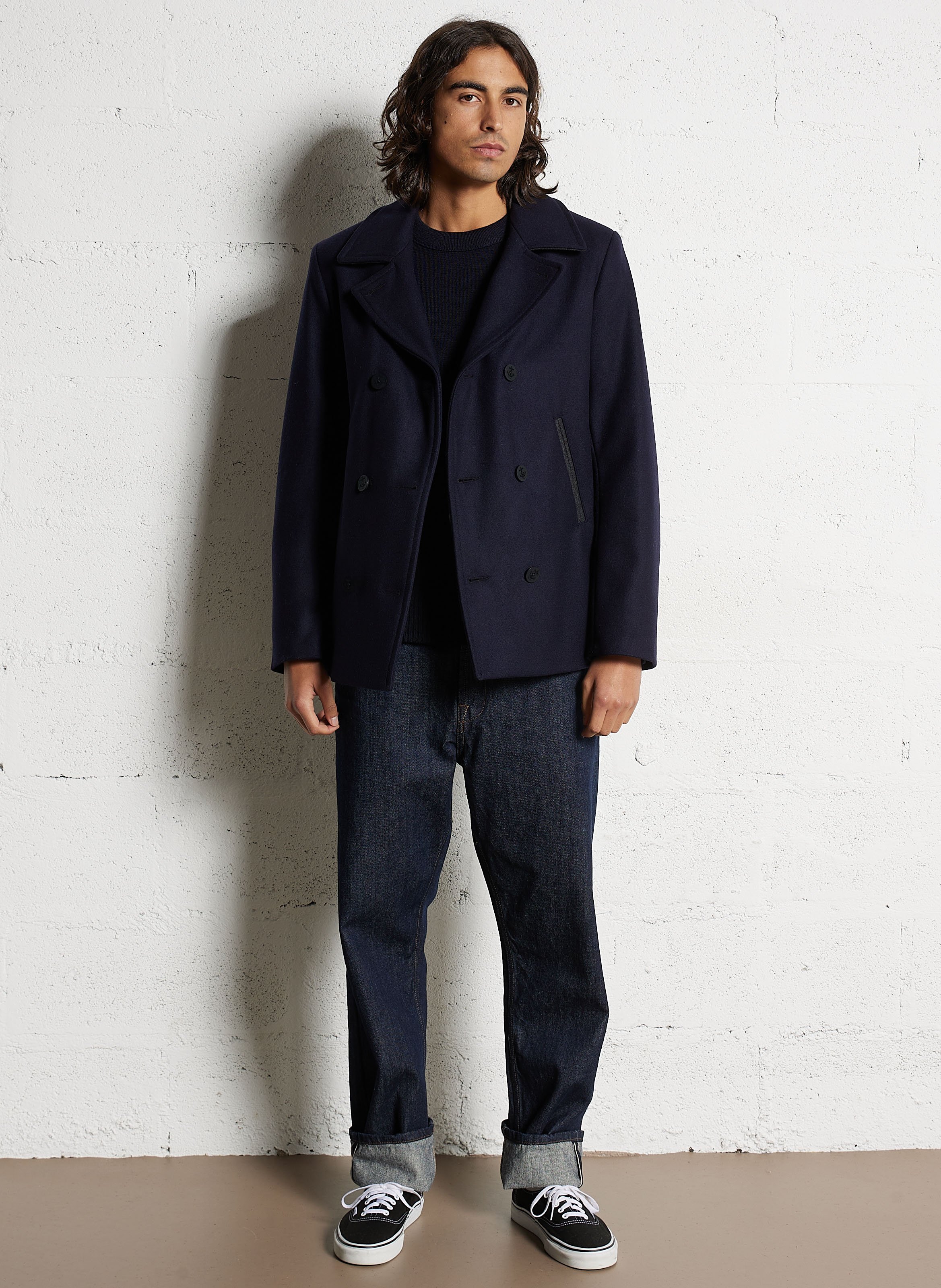 Caban en laine ARMOR LUX Bleu