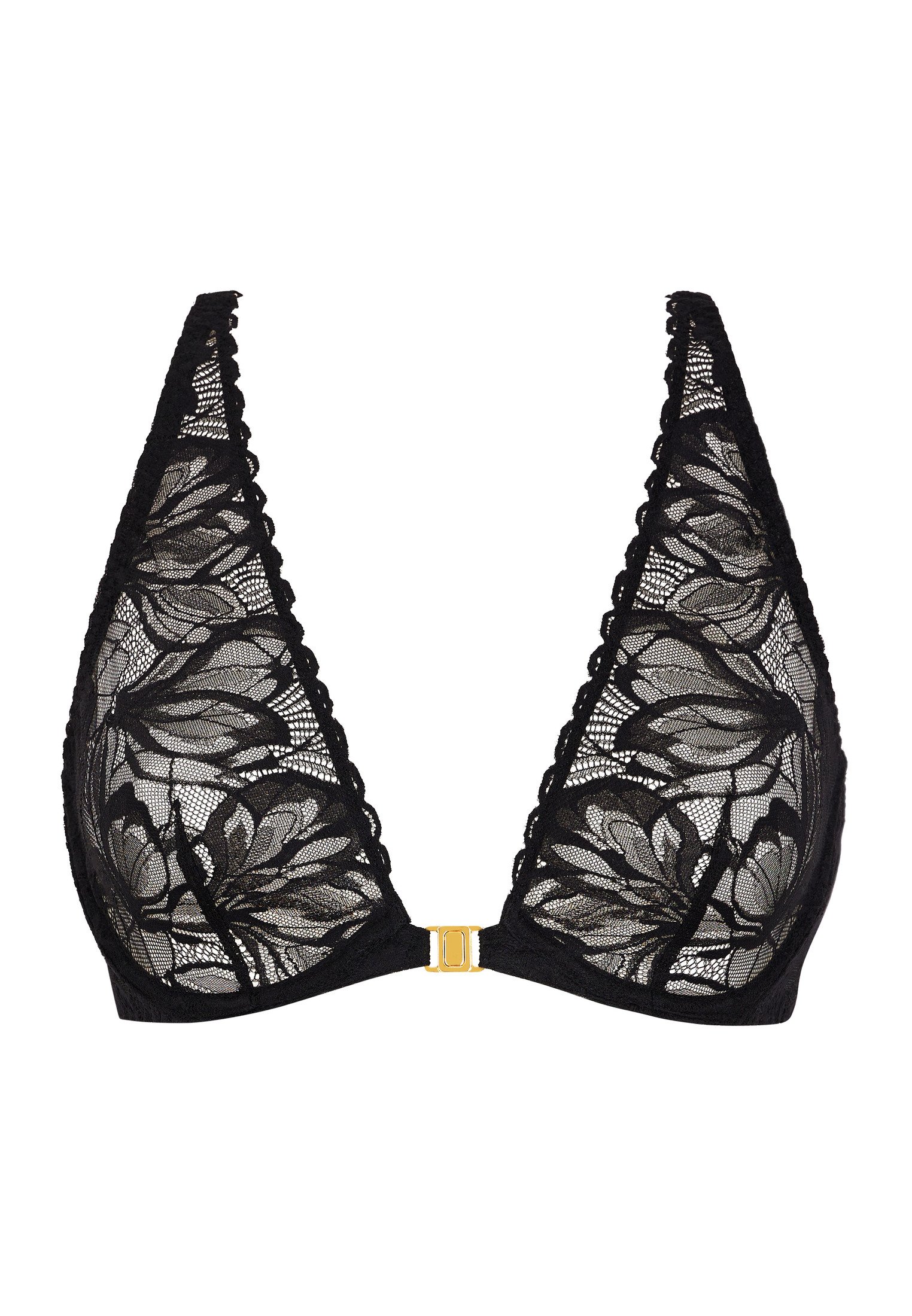 Architecture underwired triangle bra AUBADE Black