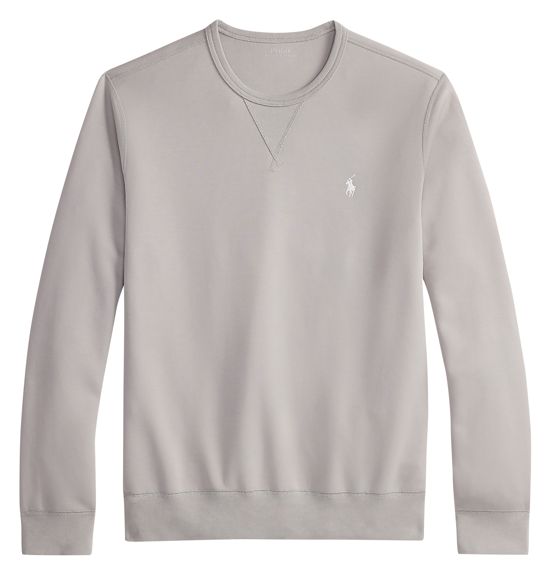Gerade geschnittenes Sweatshirt aus Baumwoll-Mix POLO RALPH LAUREN Grau