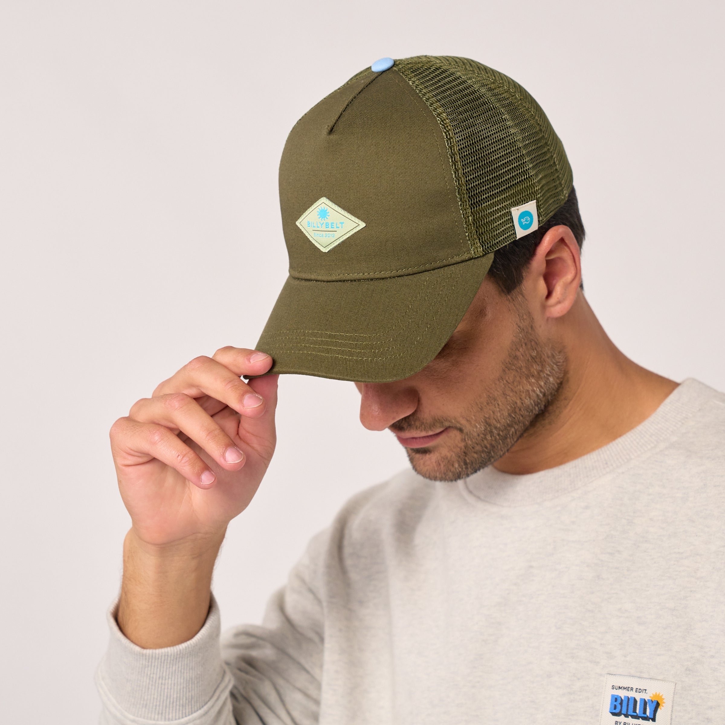 Cotton Trucker Cap Khaki