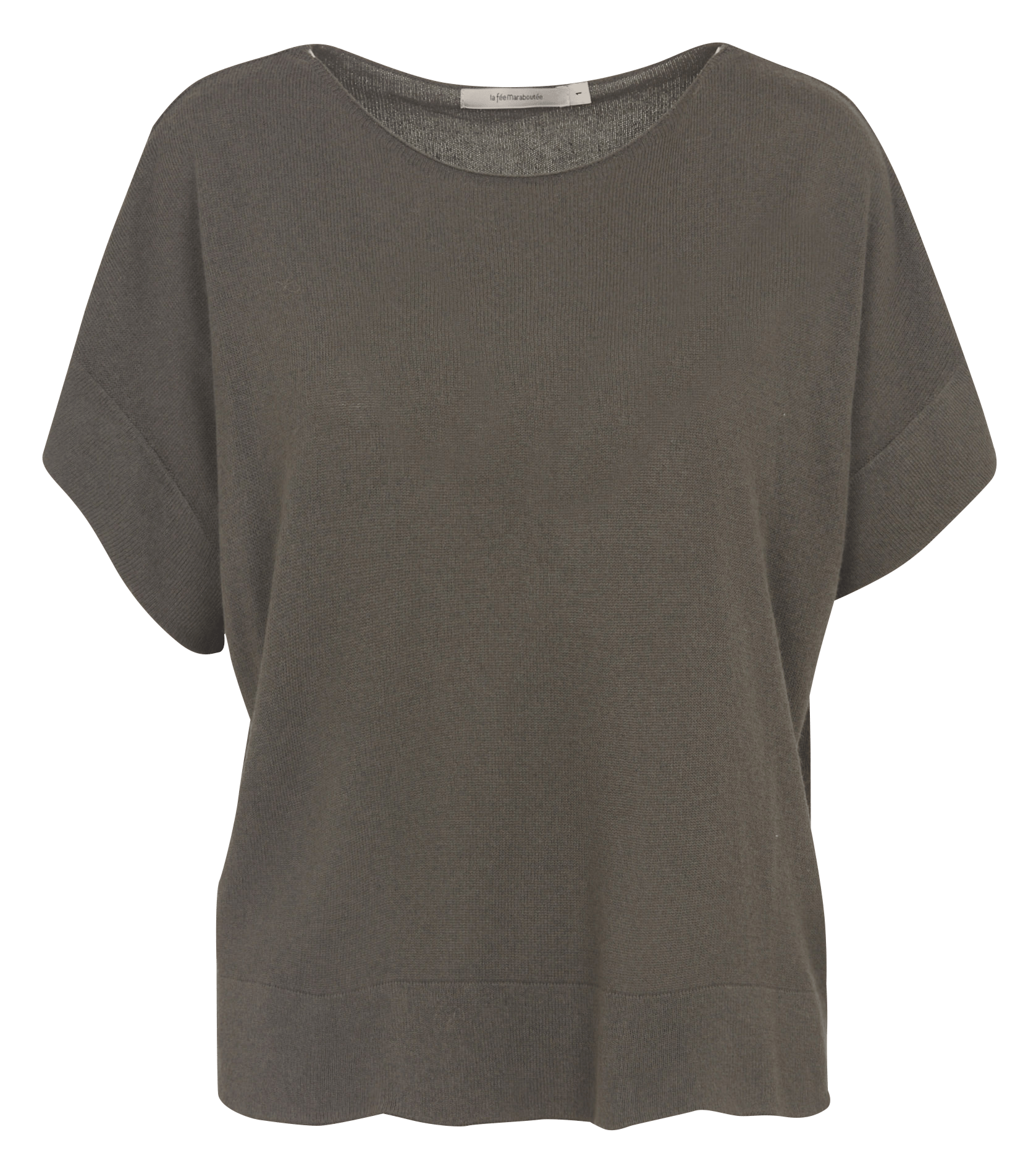 Oversized boat-neck sweater  LA FEE MARABOUTEE Green