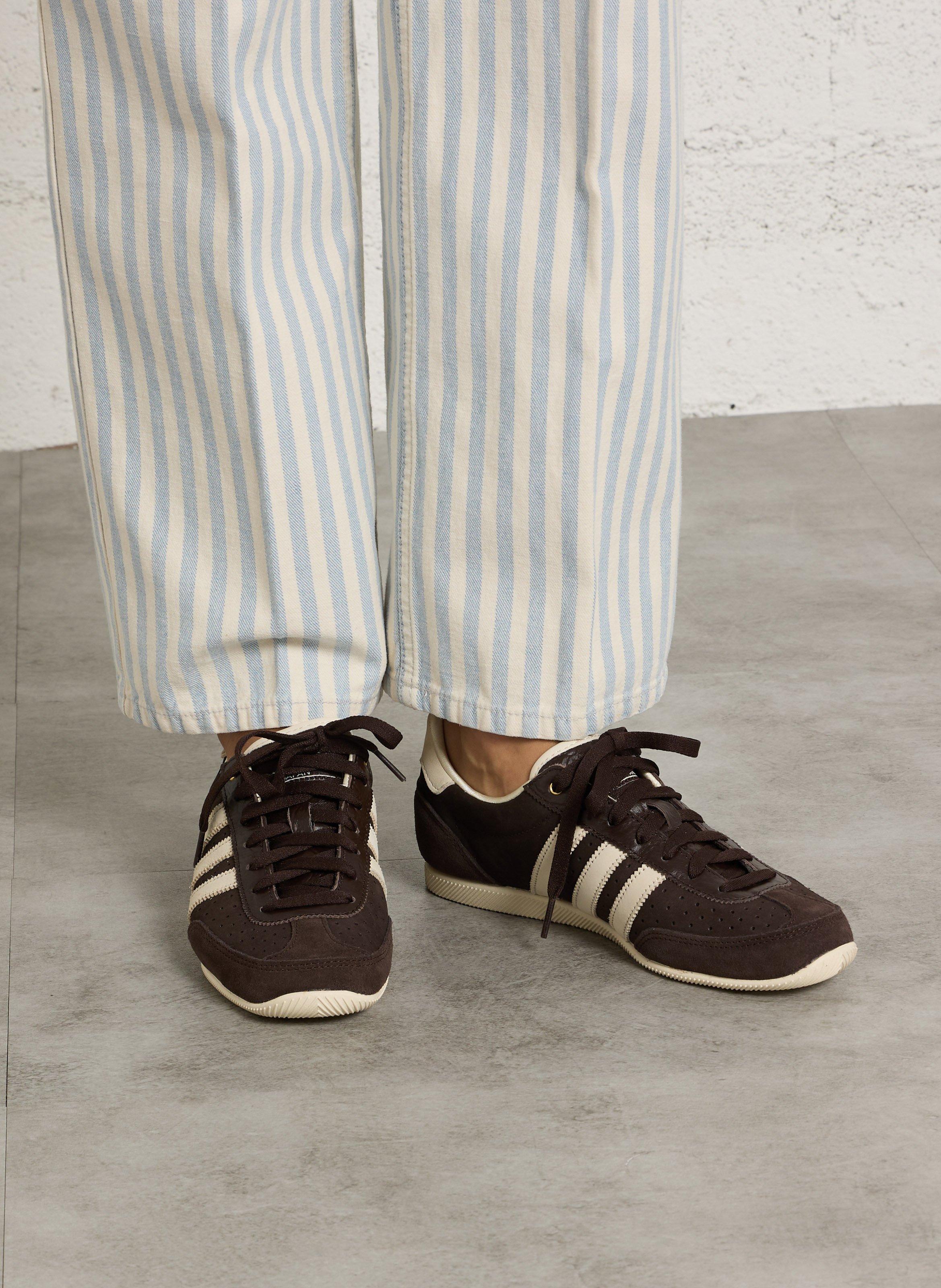 Lace-up low-top sneakers ADIDAS Brown