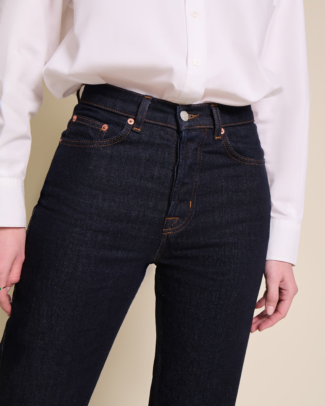 Jean droit brut EMOI EMOI Bleu