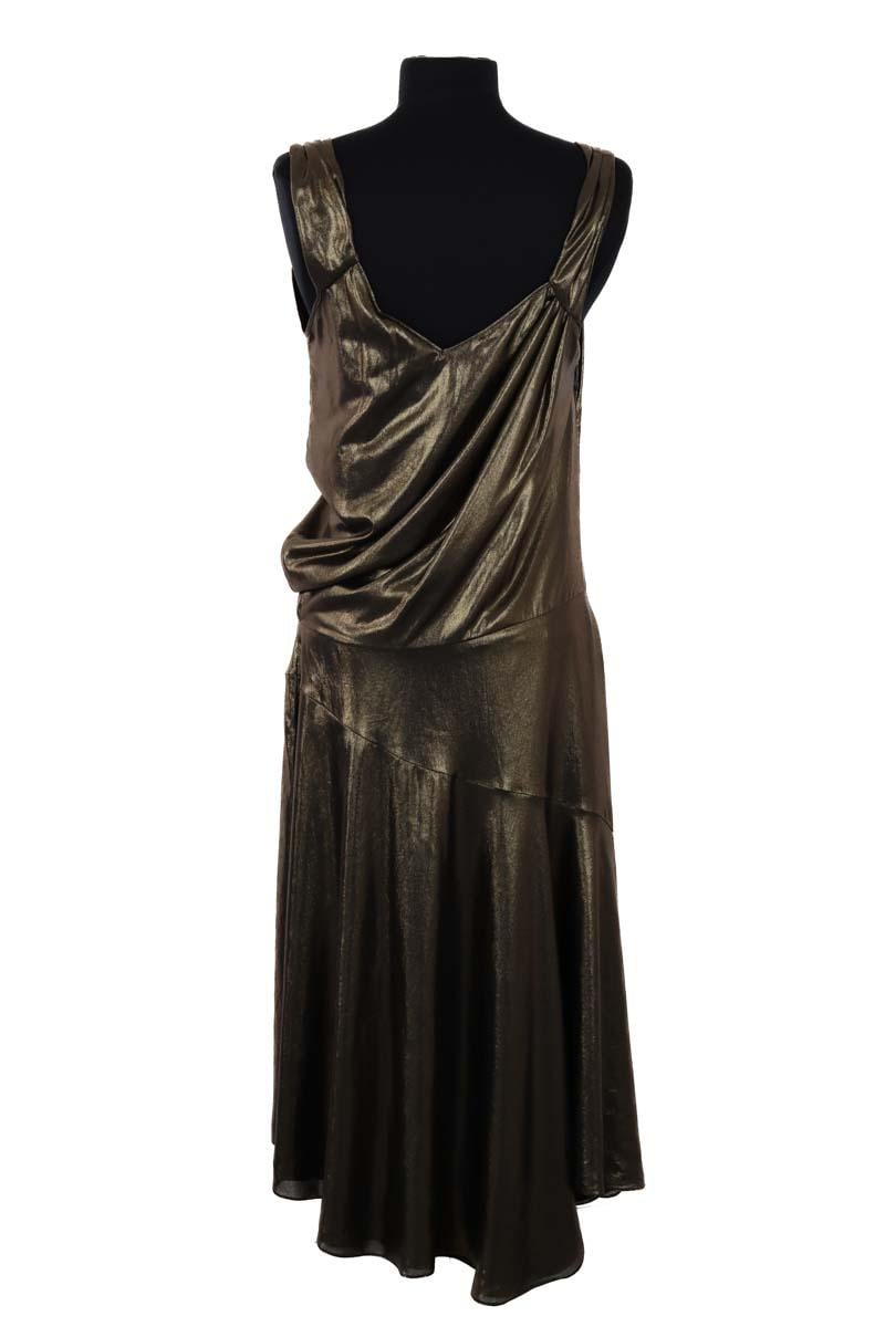 Dress JOHN GALLIANO - SECONDE MAIN Golden