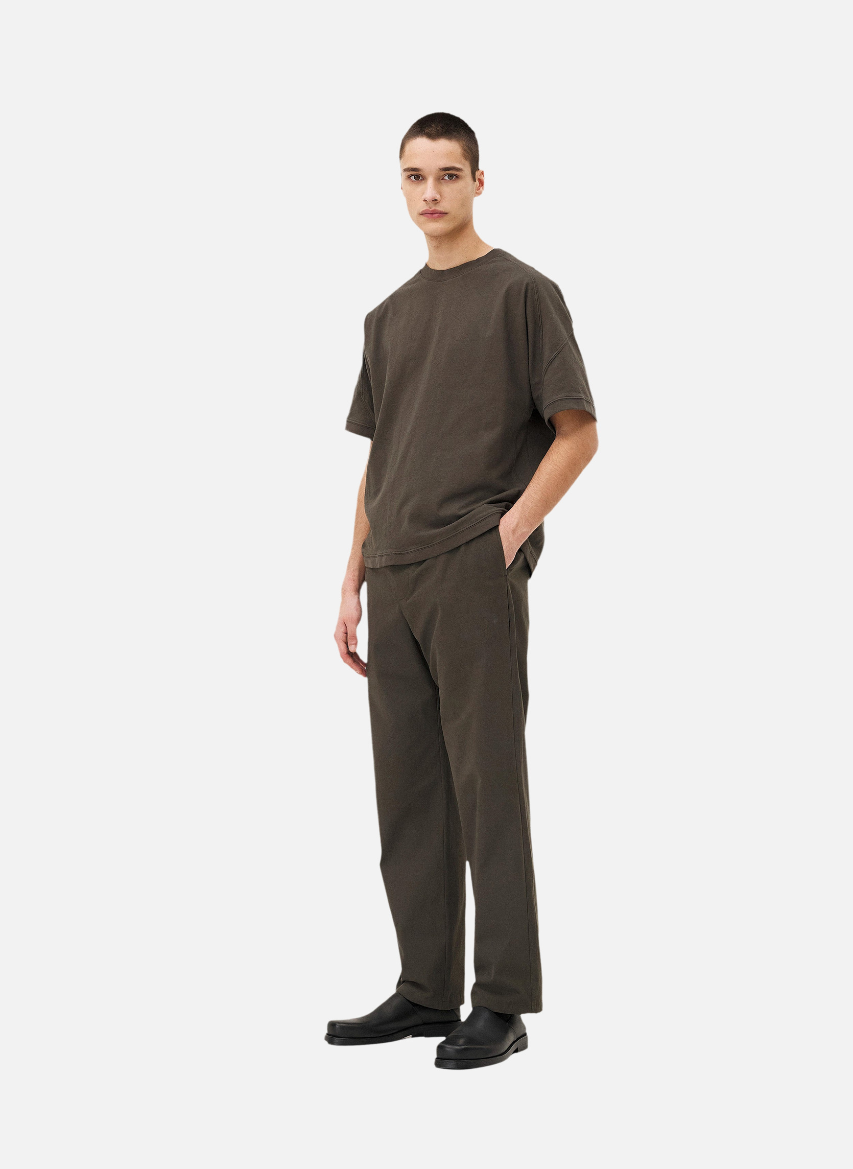 Oversized t-shirt Haria khaki Noyoco Green
