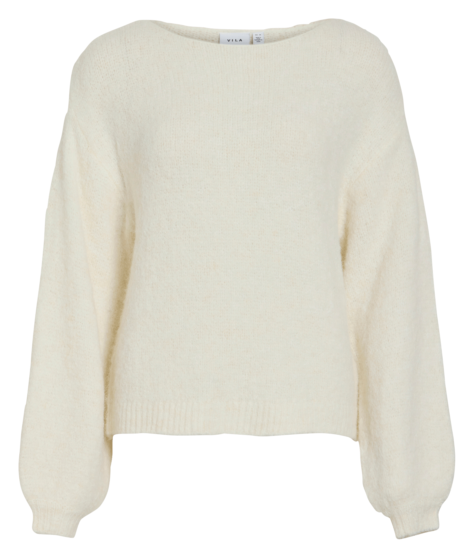 Round-neck sweater VILA Beige
