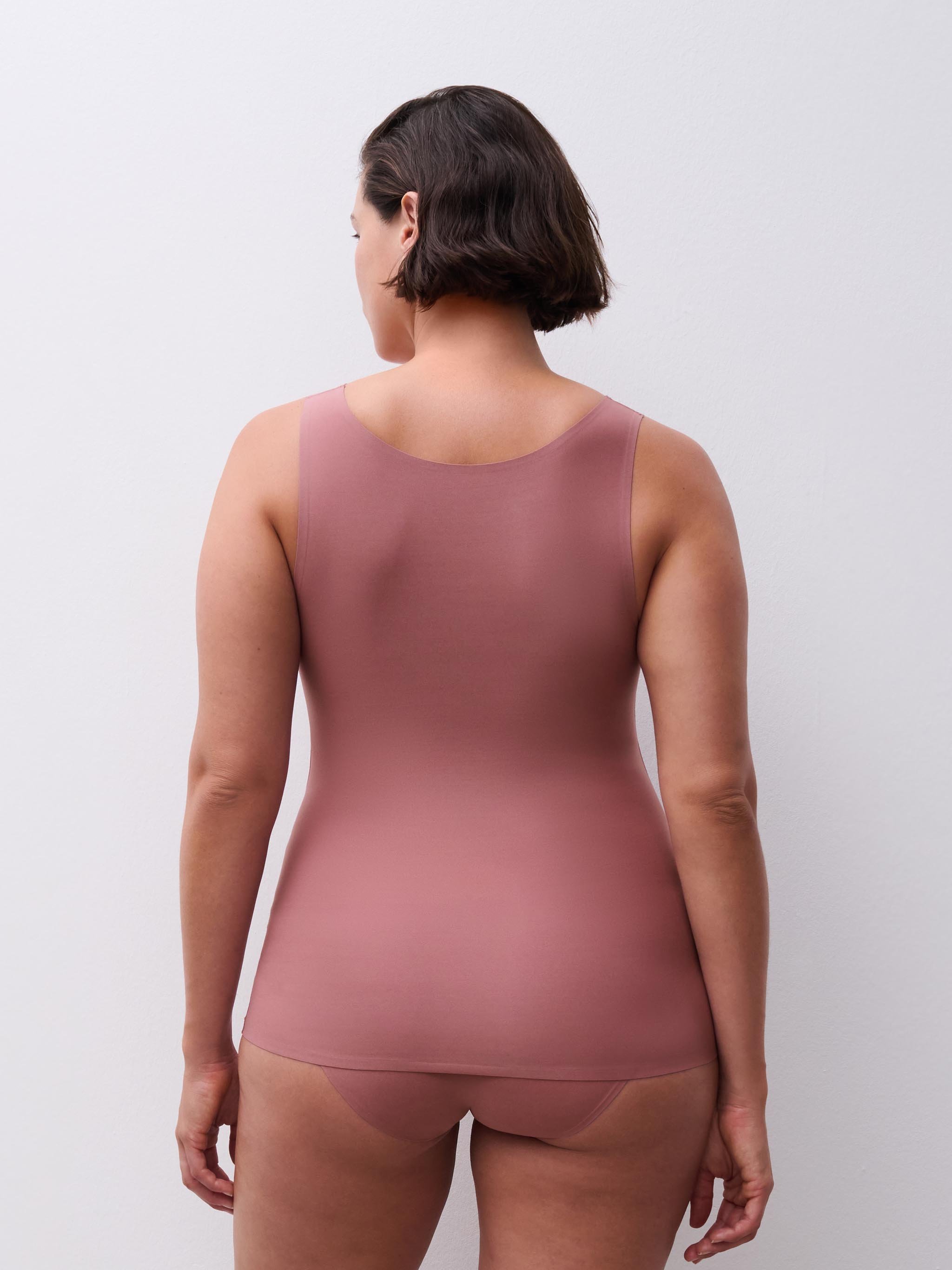 Sleeveless top CHANTELLE Brown