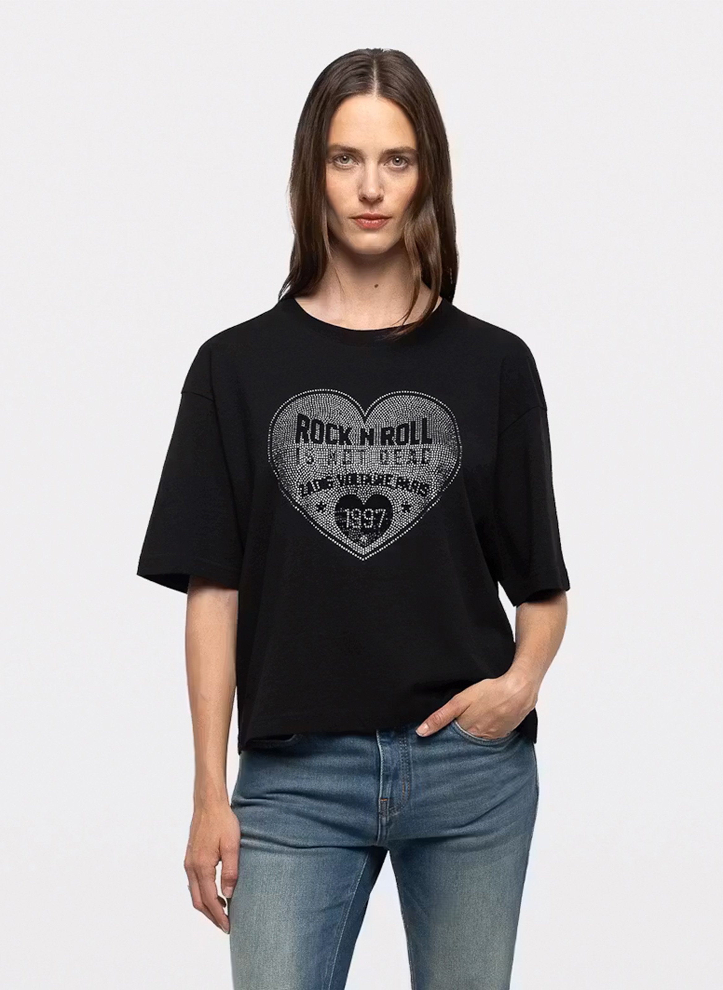 Gerade geschnittenes T-Shirt aus Baumwolle ZADIG&VOLTAIRE