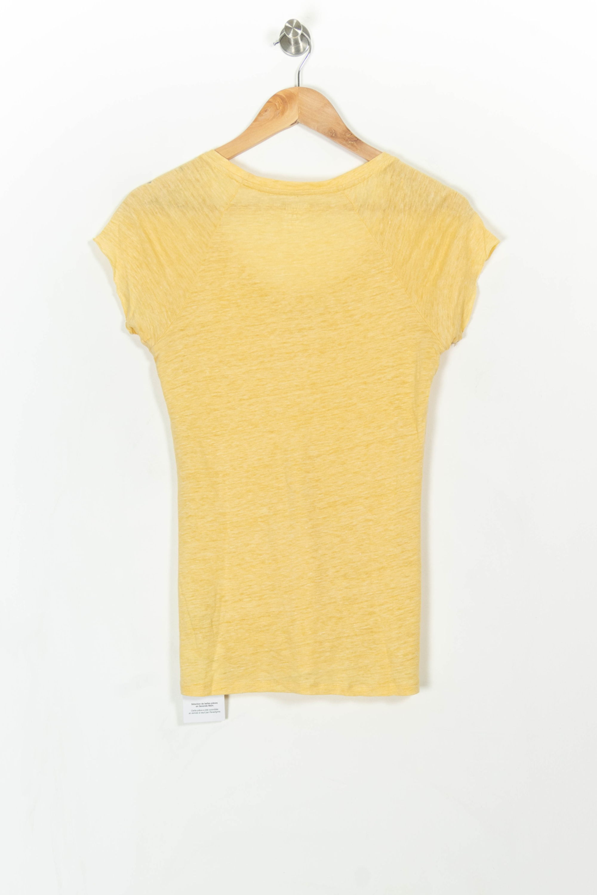 T-shirt MAJESTIC FILATURES - SECONDE MAIN Yellow