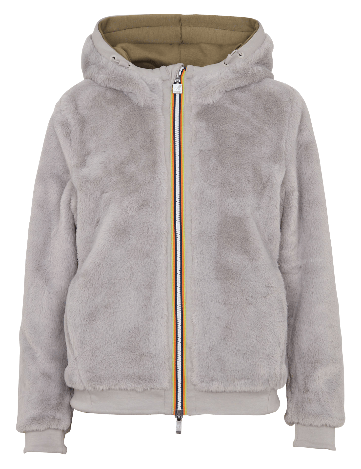 Gerader Sweatshirt mit Stehkragen K-WAY Grun