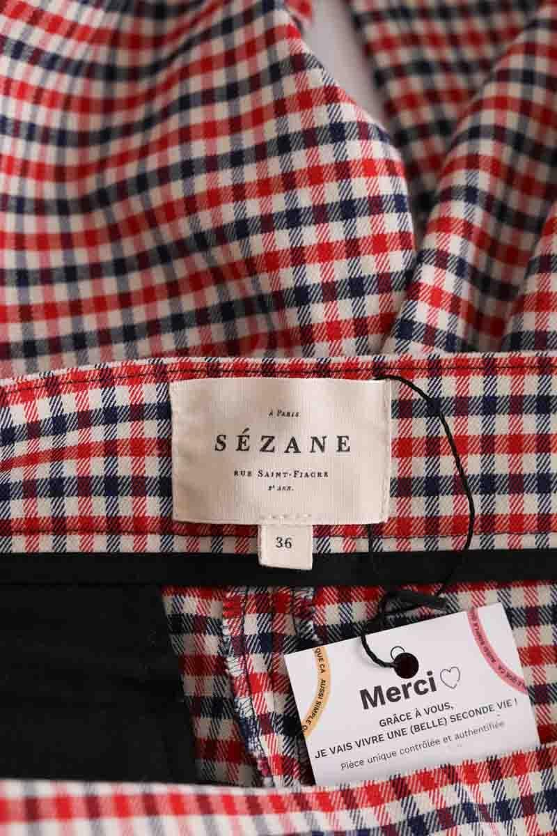 Pantalon droit SEZANE - Seconde main Rouge