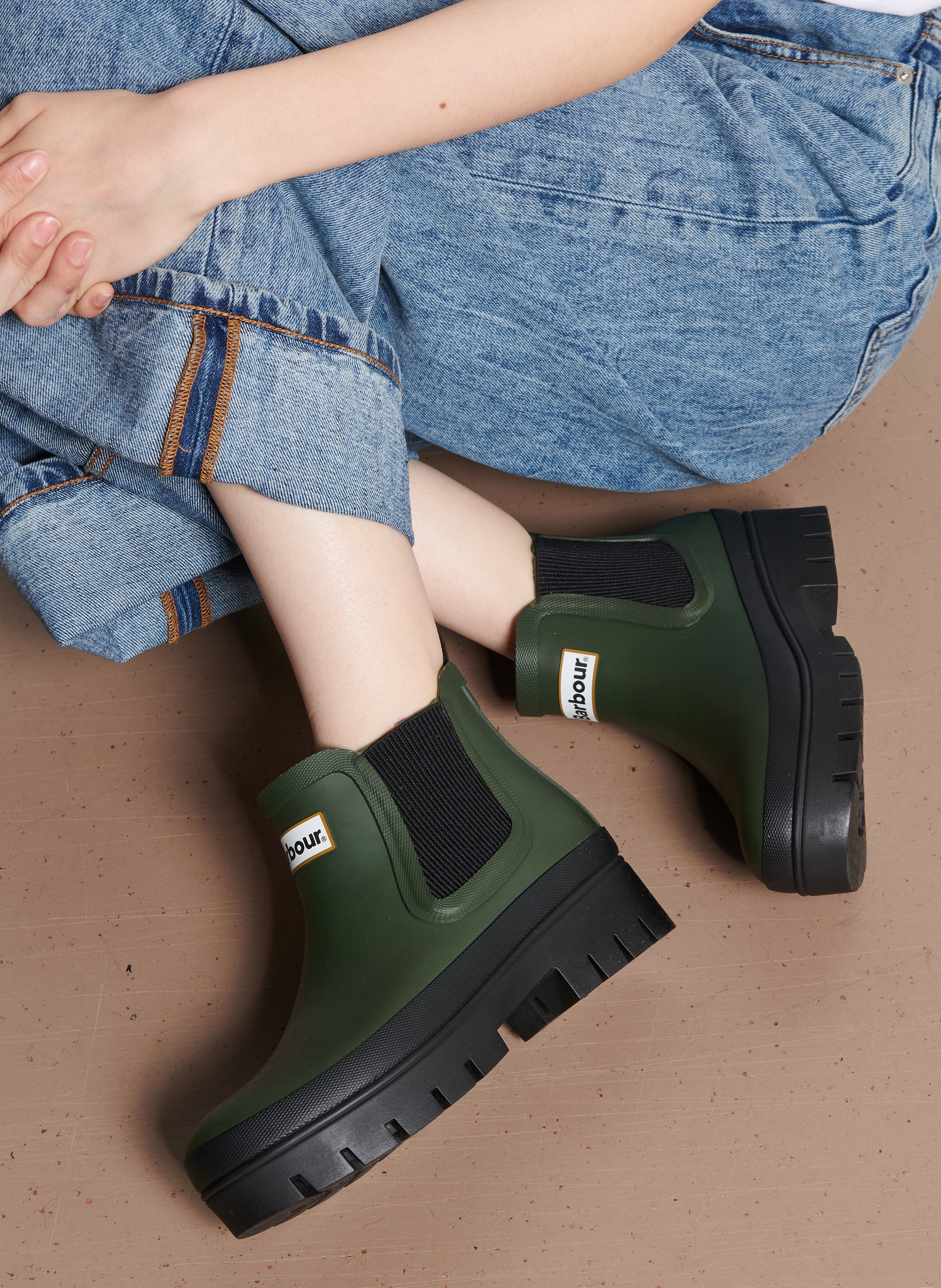 Bottines BARBOUR Kaki