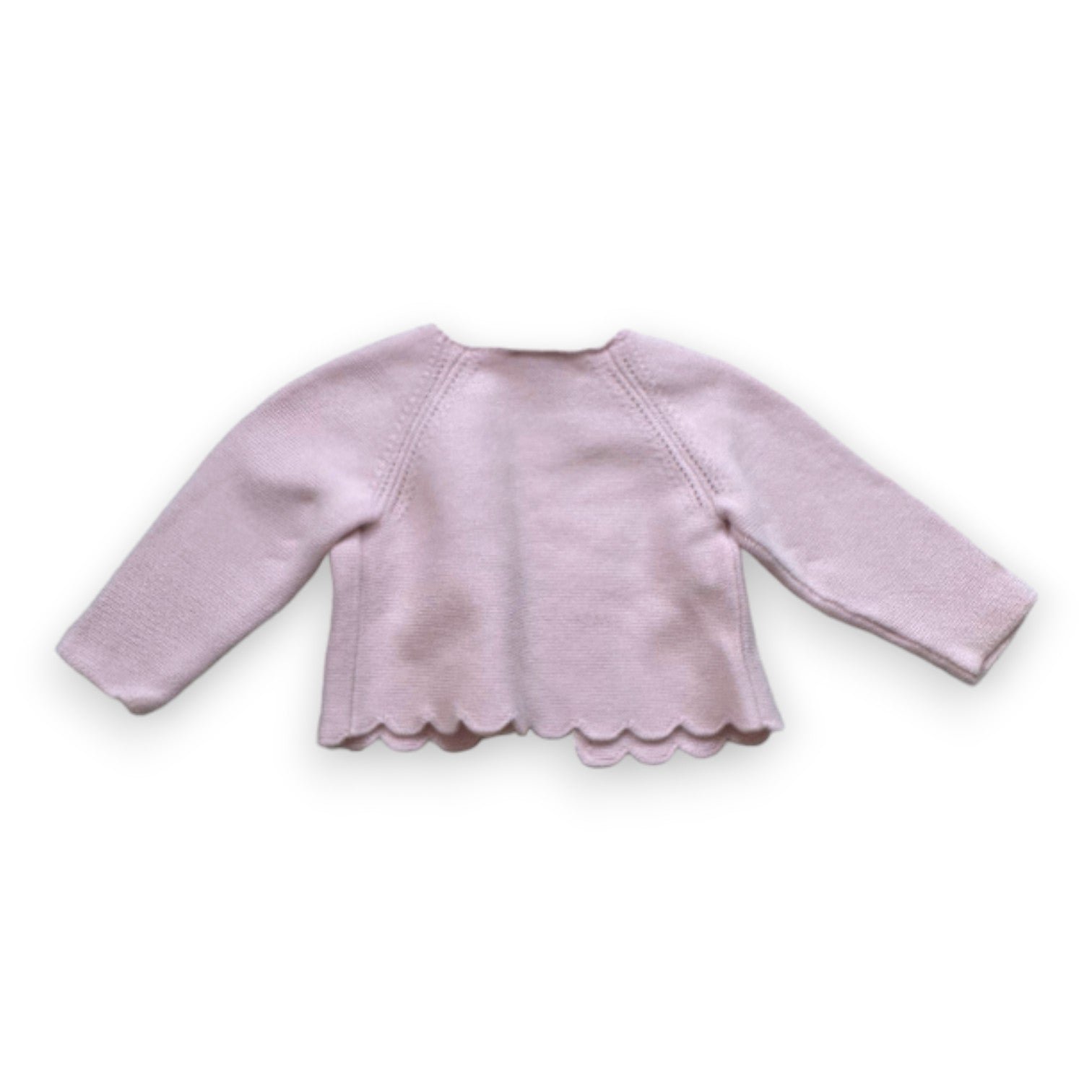 Pink baby cardigan - 18 months JACADI - Seconde Main Pink