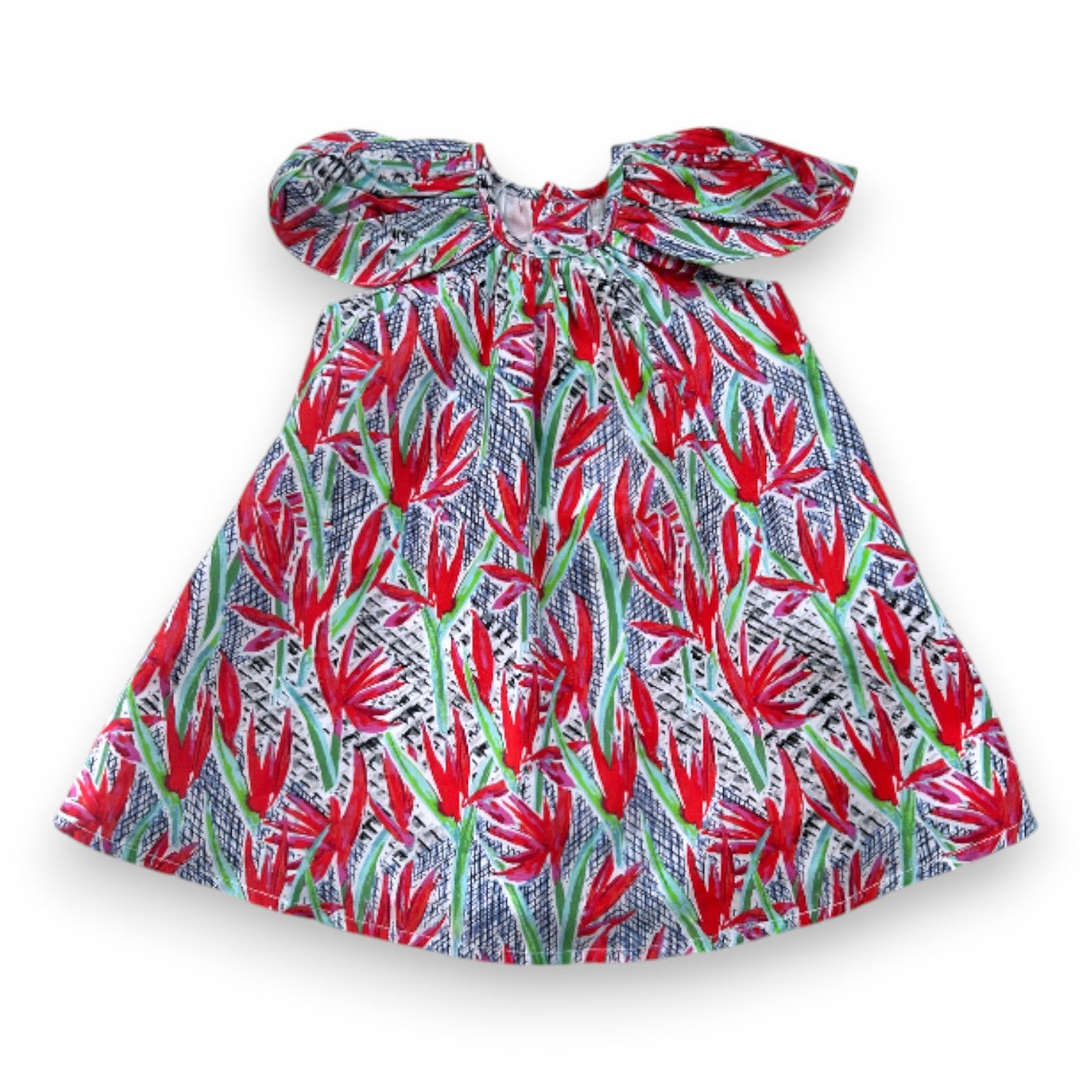 Red Baby Dress - 6 months KENZO - SECONDE MAIN Red