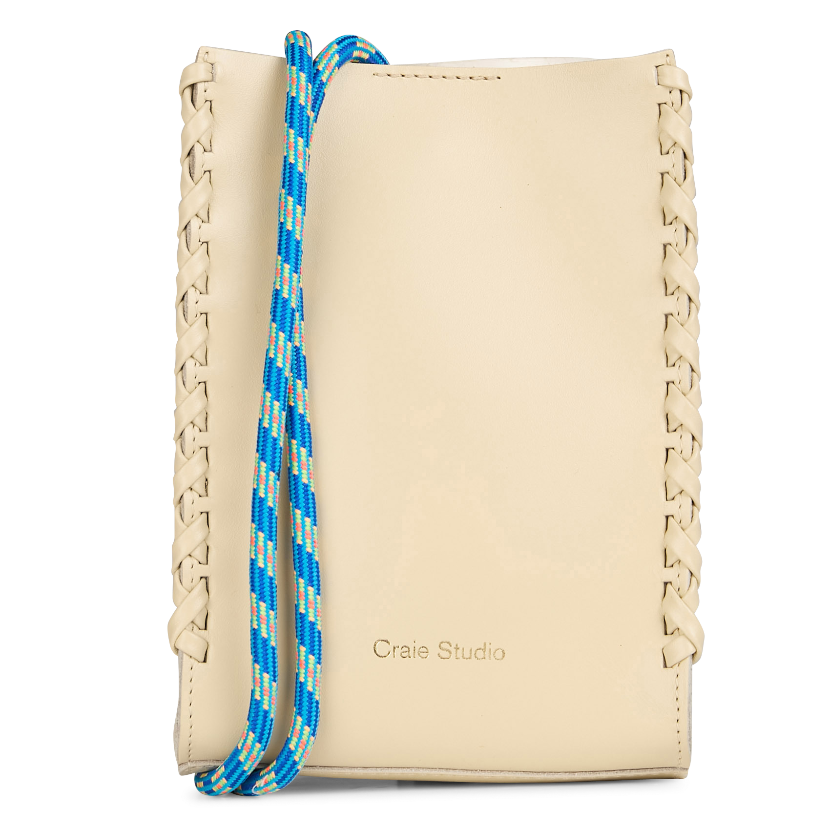 Sac porté épaule en cuir  CRAIE STUDIO Blanc