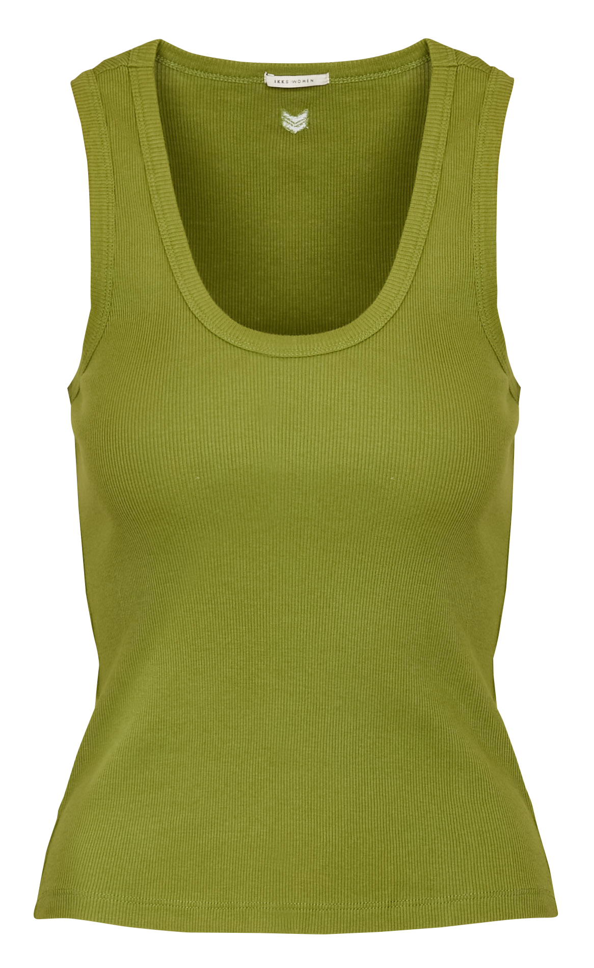 Baumwoll-Tanktop mit Rundhalsausschnitt IKKS Grun