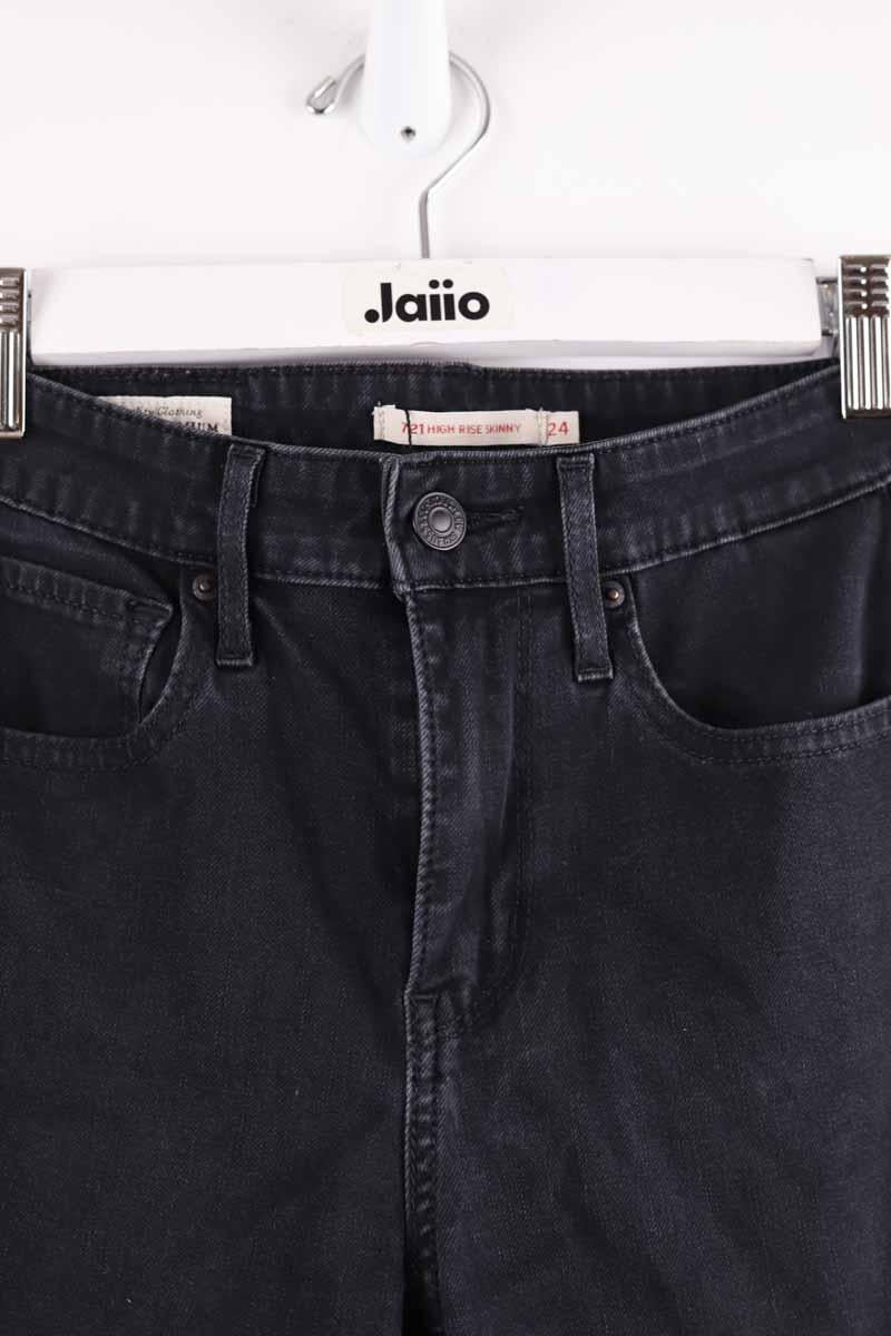 Cotton skinny jeans LEVI'S - Seconde main Black