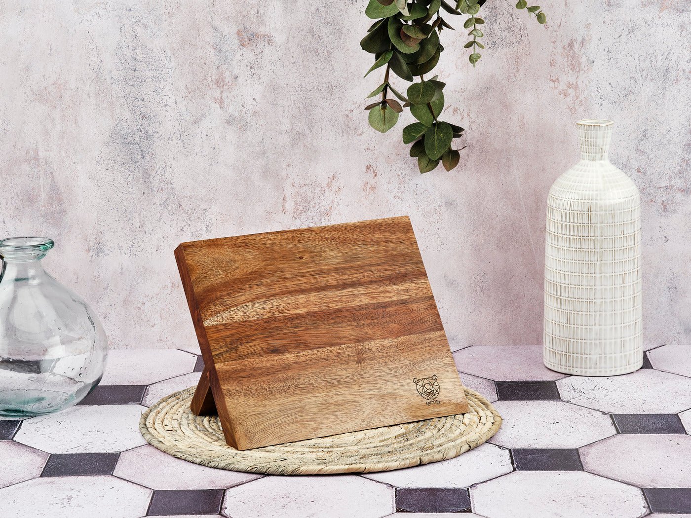 Vantaa universal magnetic knife block BJORN Brown