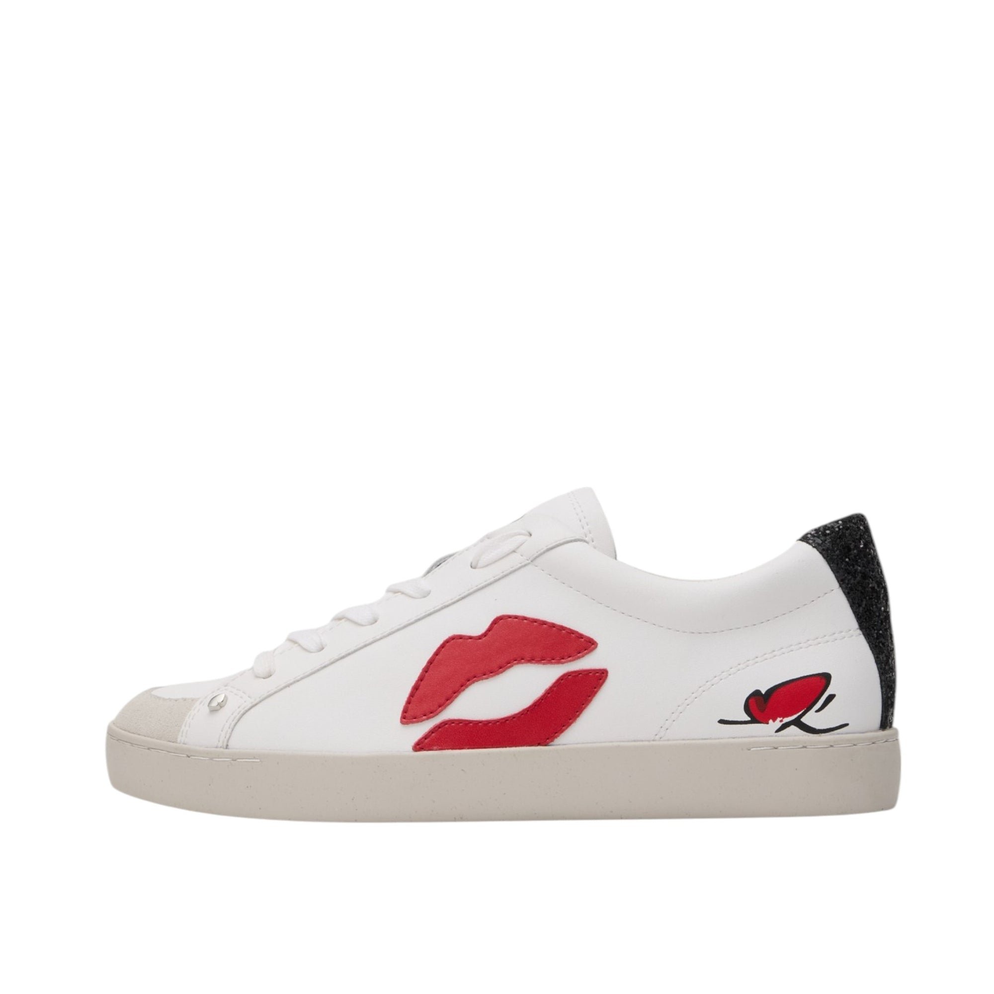 Jimmy leather sneakers BONS BAISERS PARIS White