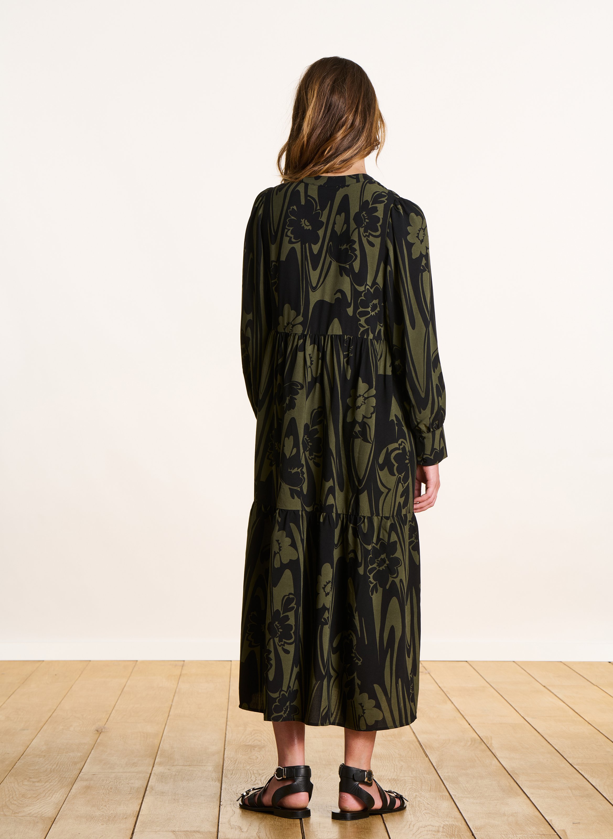 Dana long printed dress LA FEE MARABOUTEE Multicolored