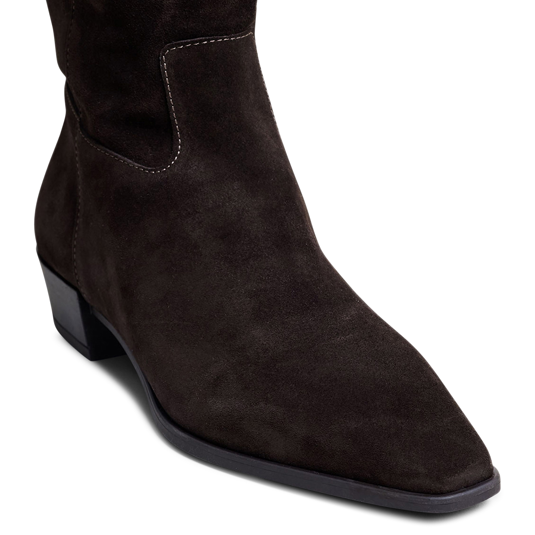 Suede boots JONAK Brown