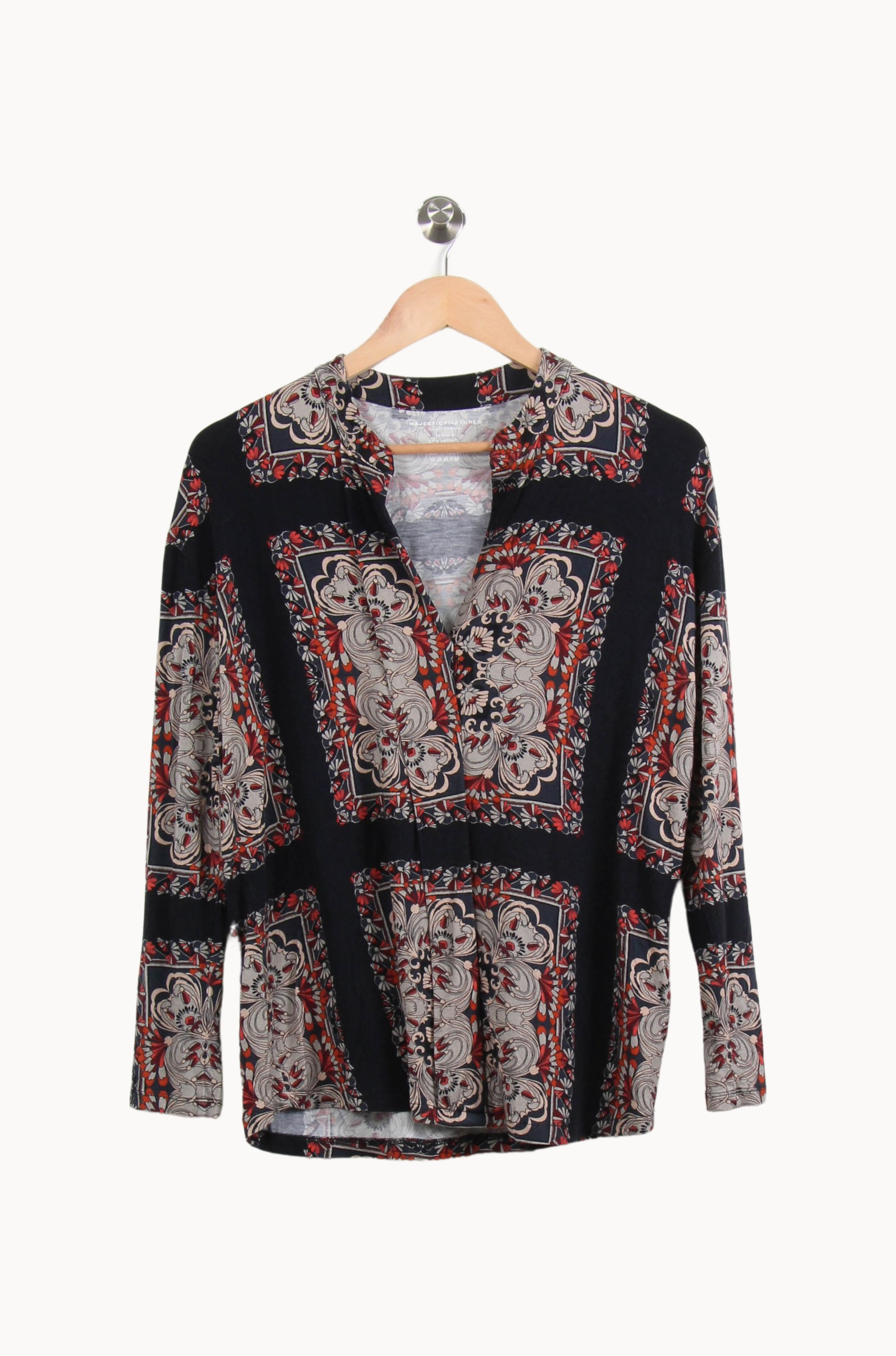 Blouse MAJESTIC FILATURES - SECONDE MAIN Multicolored