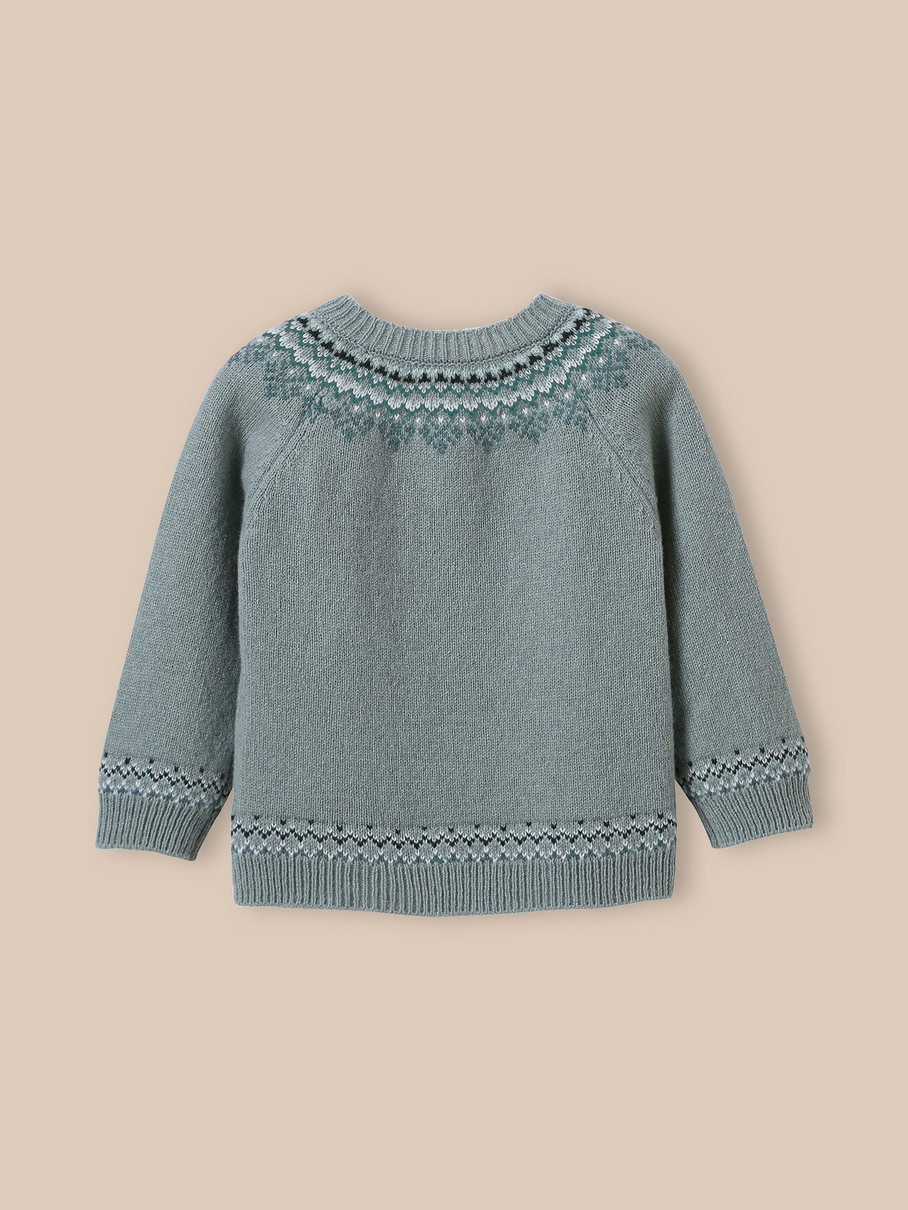 Lambswool sweater CYRILLUS Green