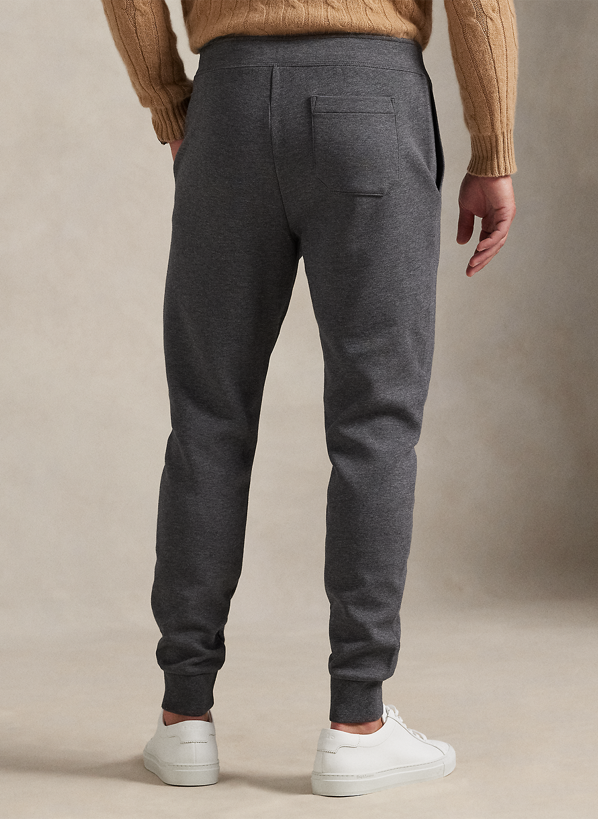 Jogging ajusté en coton mélangé POLO RALPH LAUREN Gris