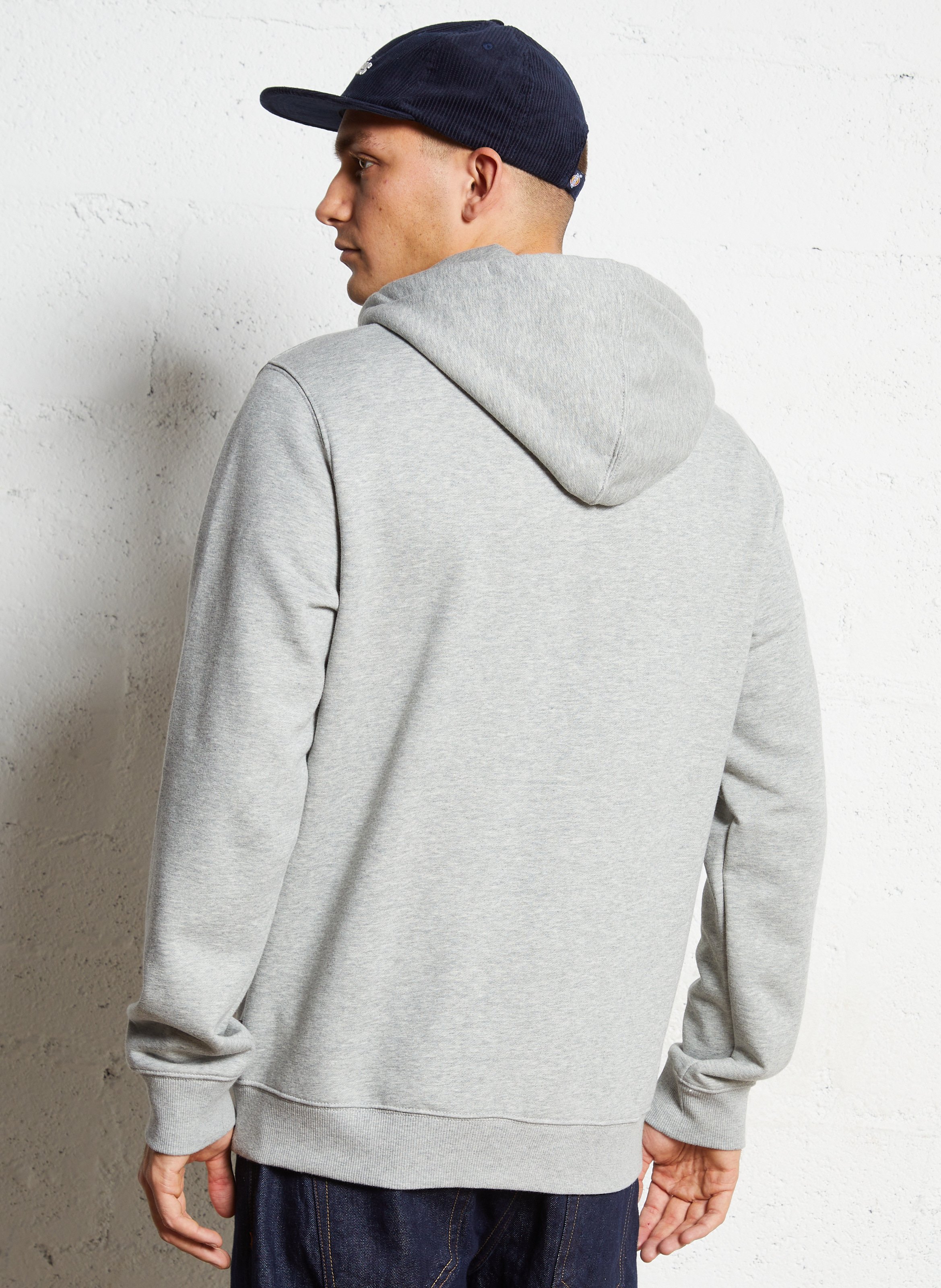 Hoodie van gemengd katoen DICKIES Grijs