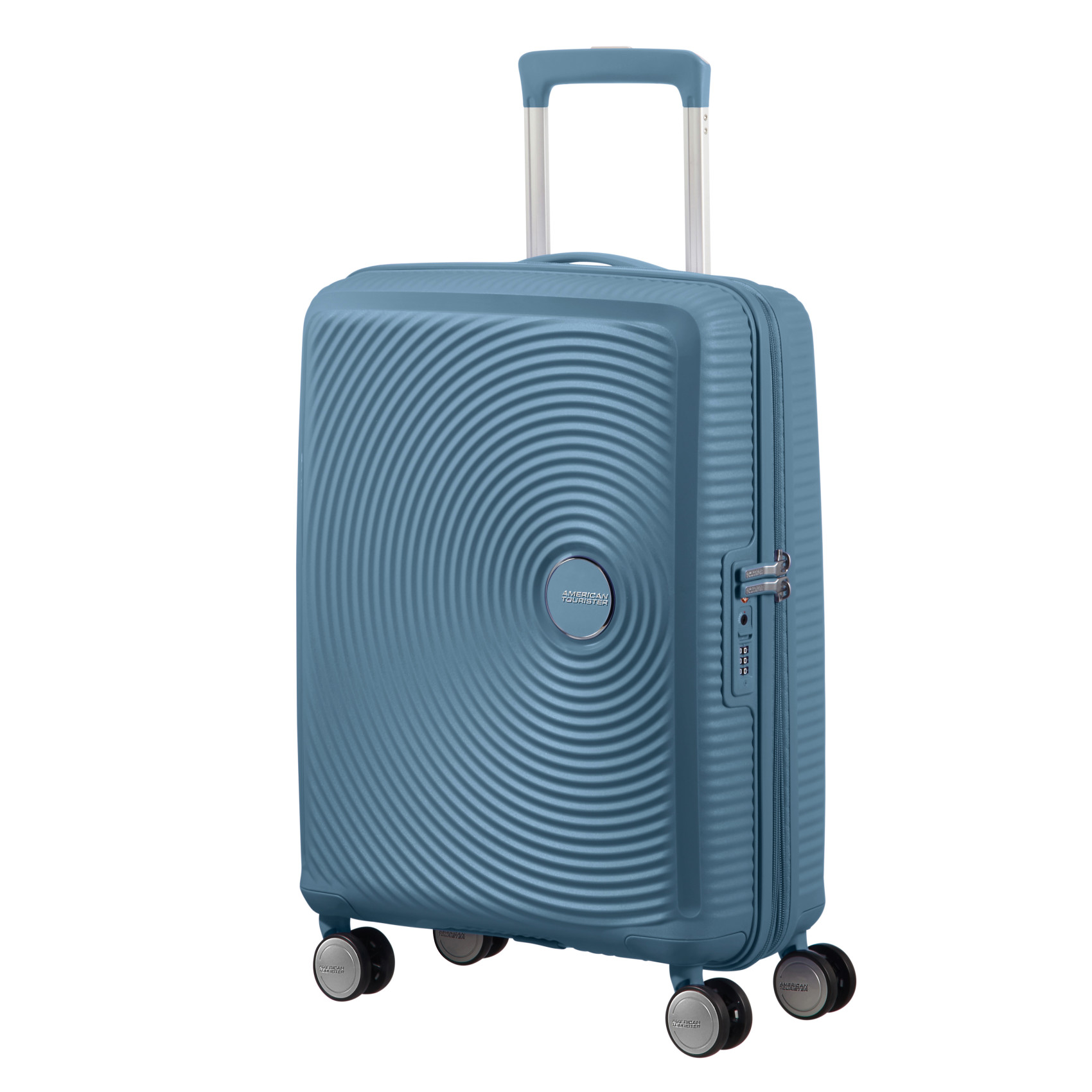 Soundbox suitcase 4 wheels size s AMERICAN TOURISTER Blue