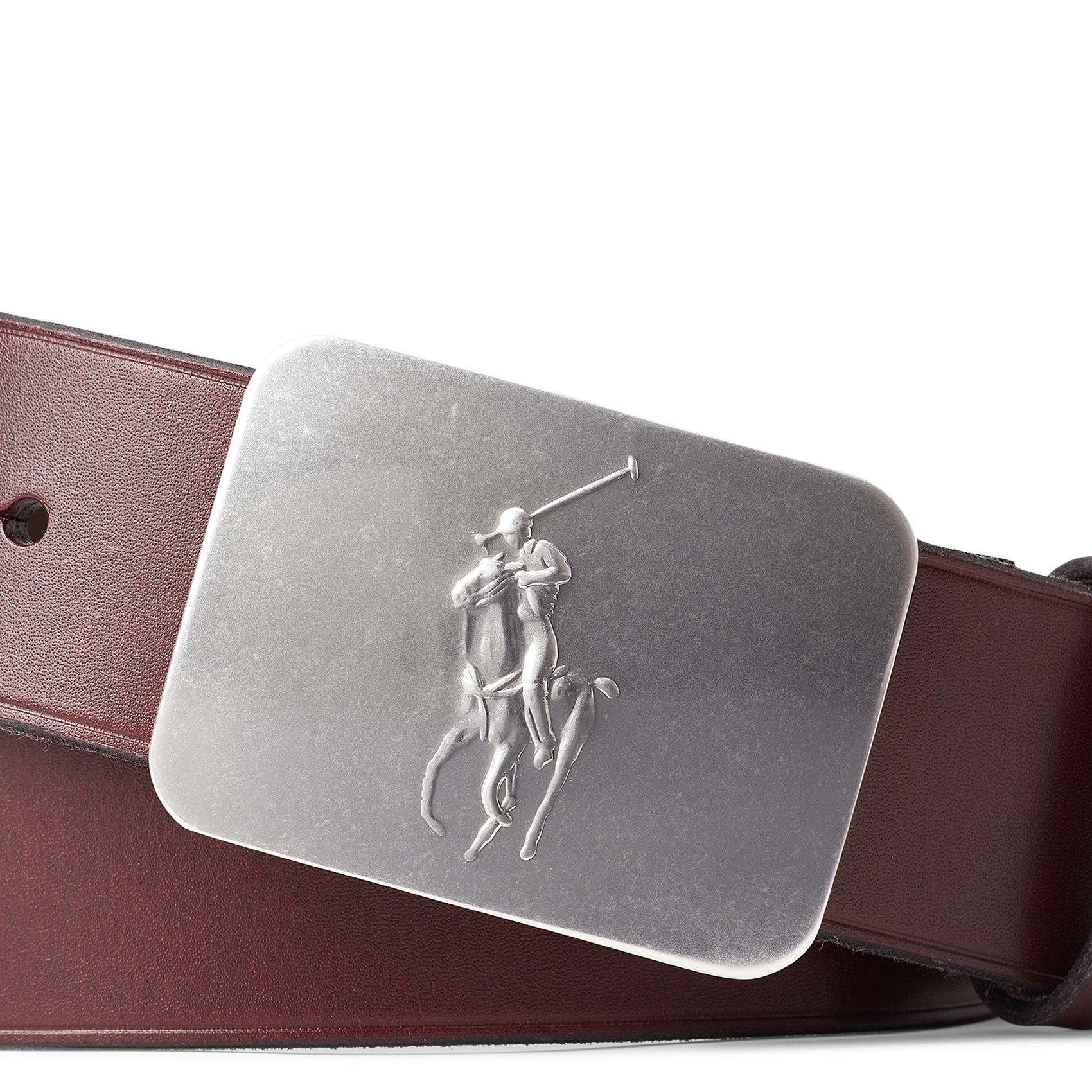 Sluiting met gegraveerde leren gesp POLO RALPH LAUREN Bruin