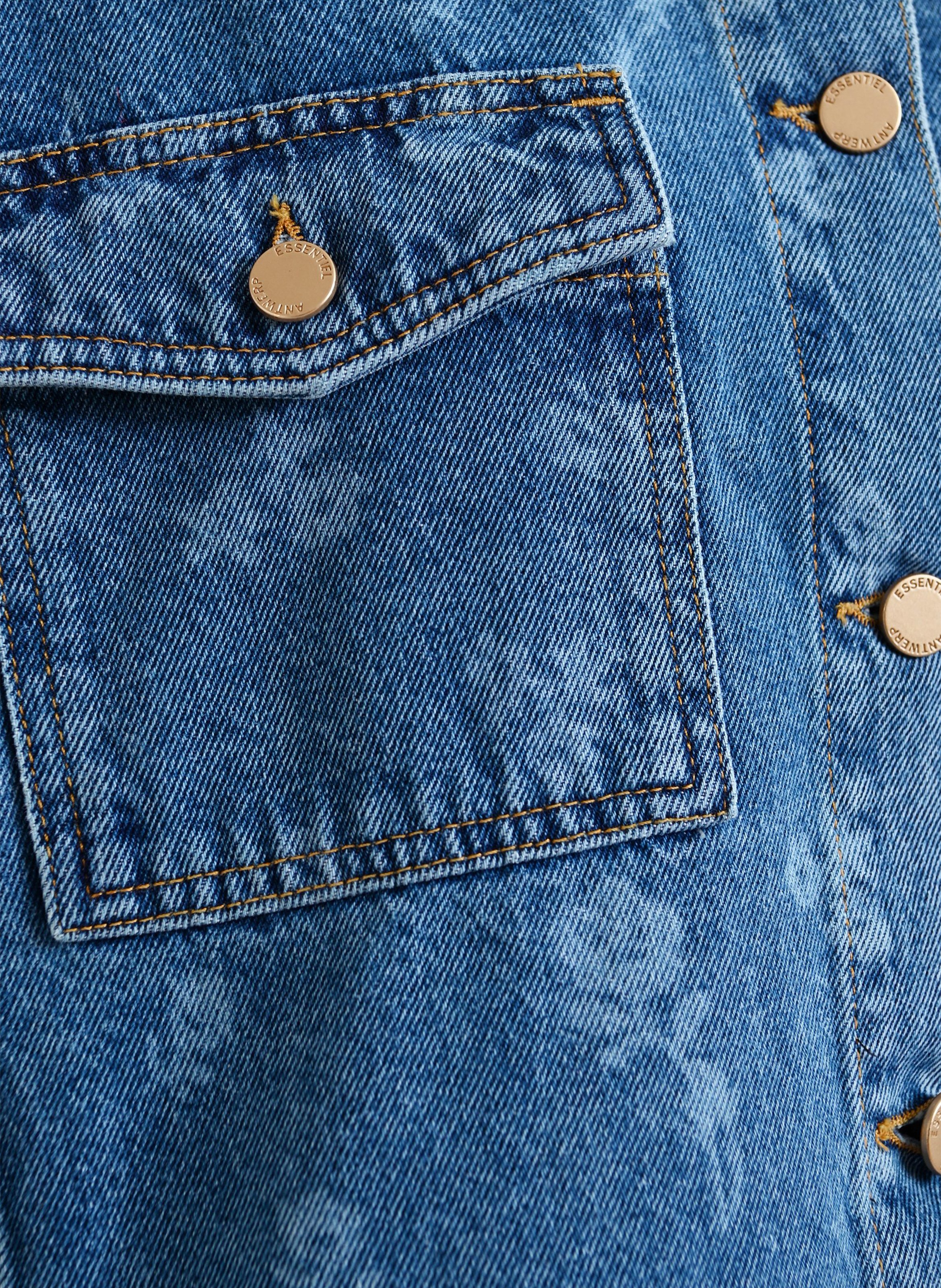 Veste col classique en coton ESSENTIEL ANTWERP Bleu