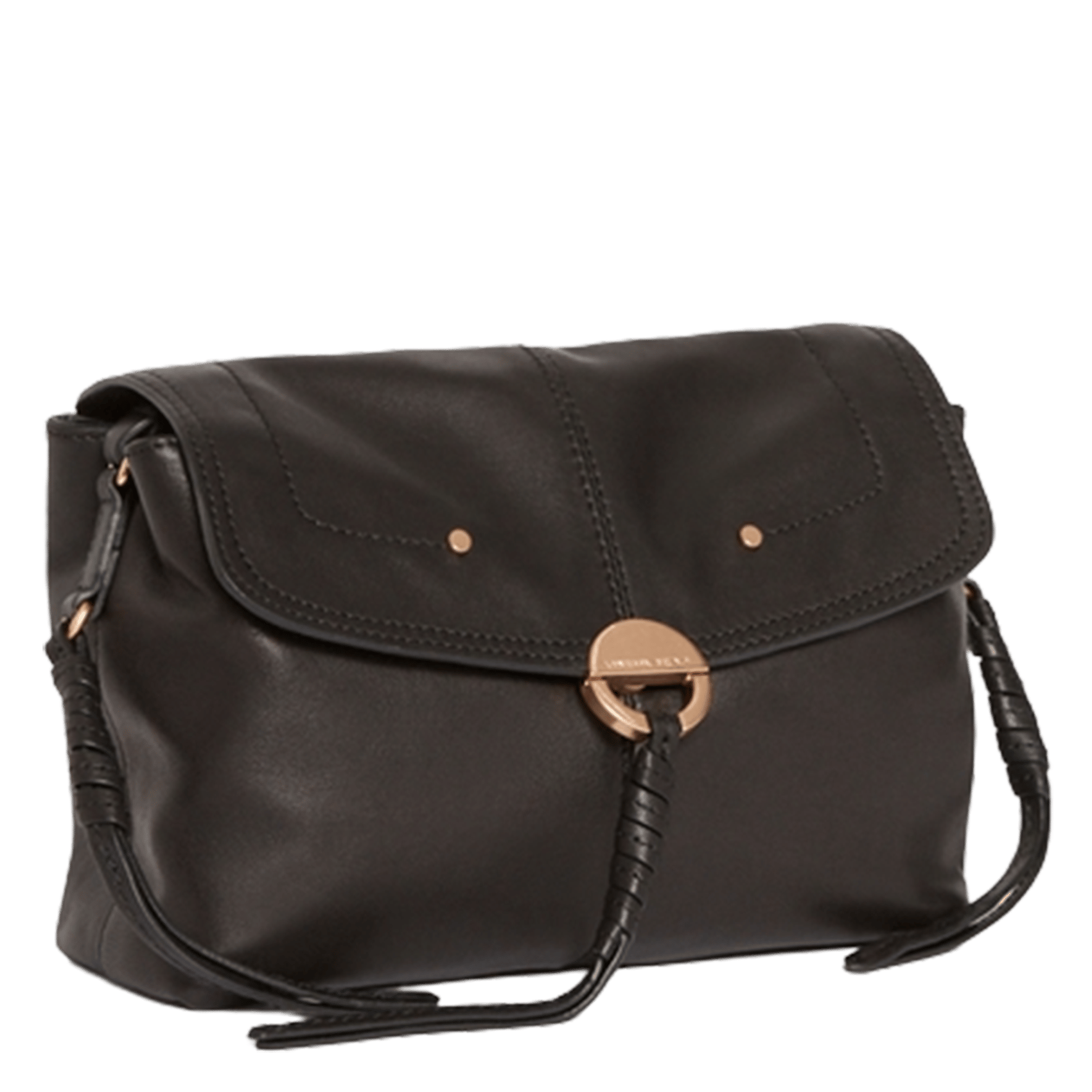 Sac bandoulière en cuir VANESSA BRUNO Noir