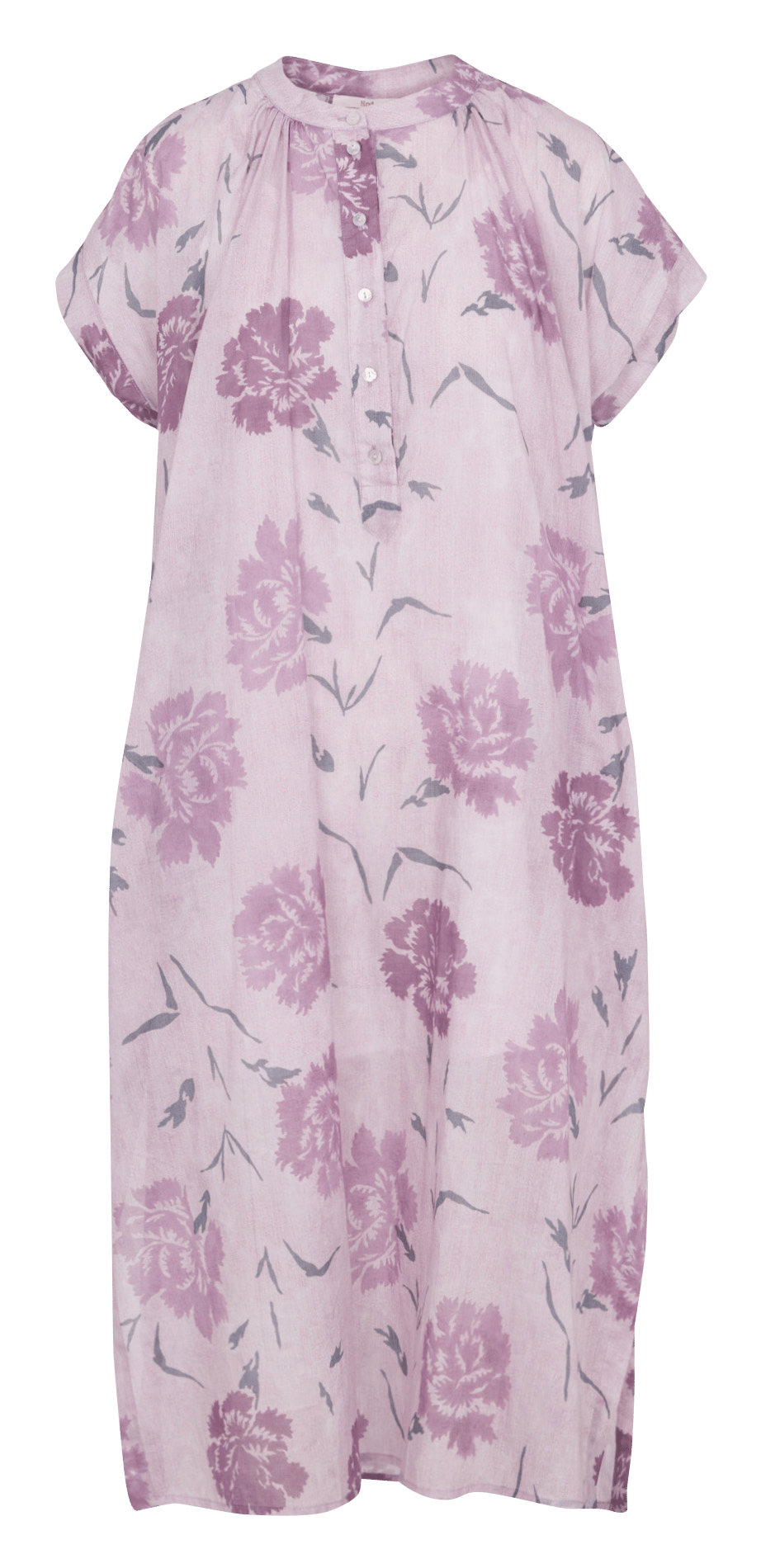 Lange, wijde jurk met print HOD PARIS Violet