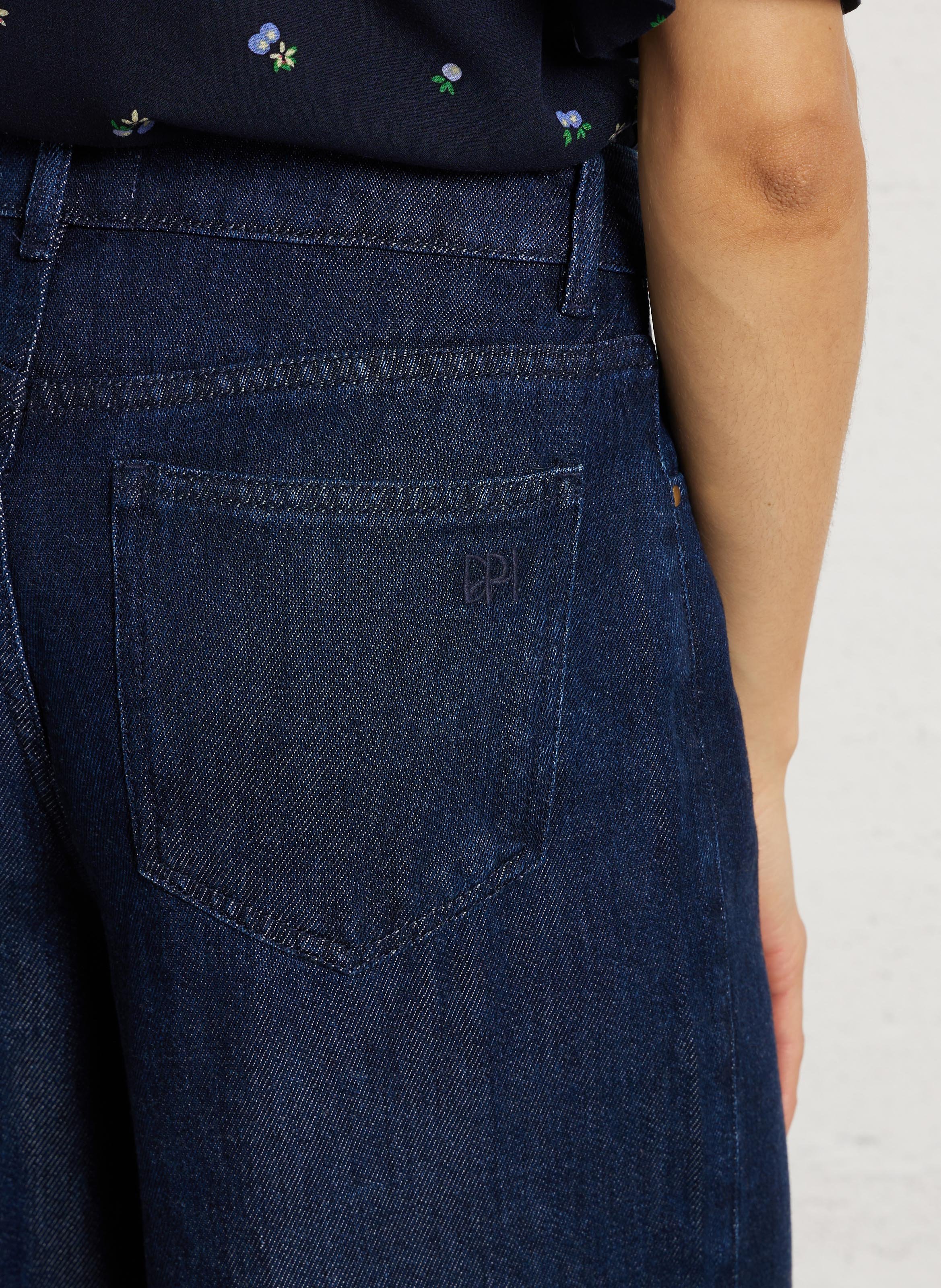 Jean large DES PETITS HAUTS Bleu