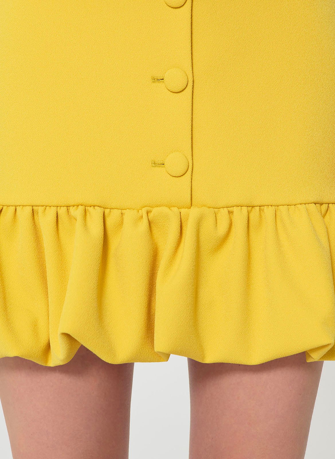 Kurzer Volantrock TARA JARMON Gelb