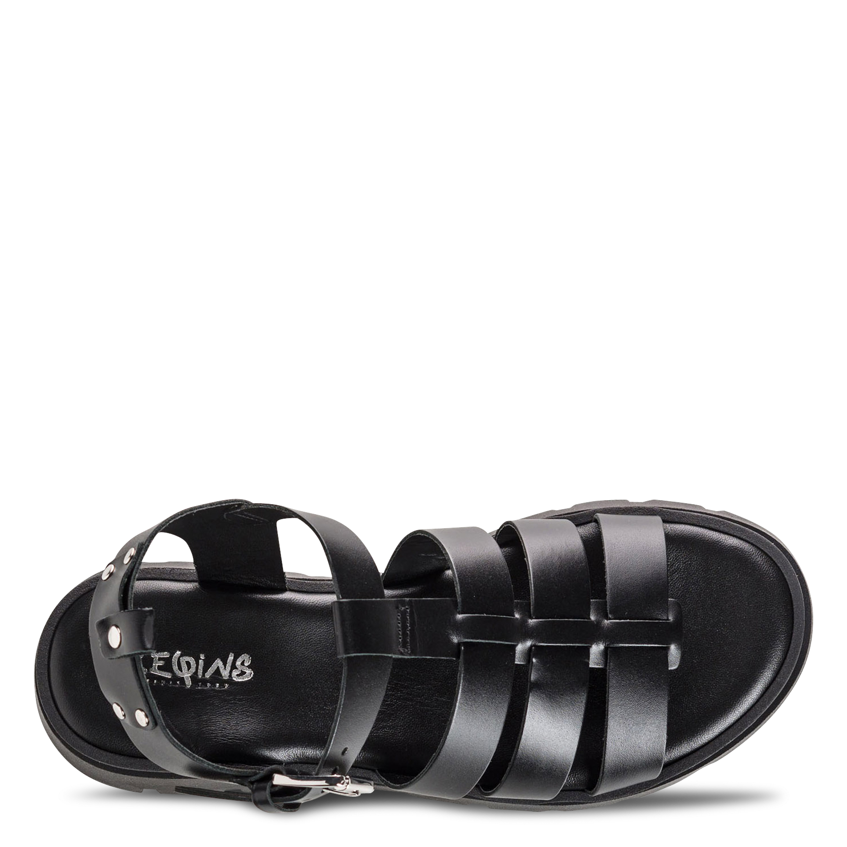 Espadrilles met sleehak REQINS Zwart